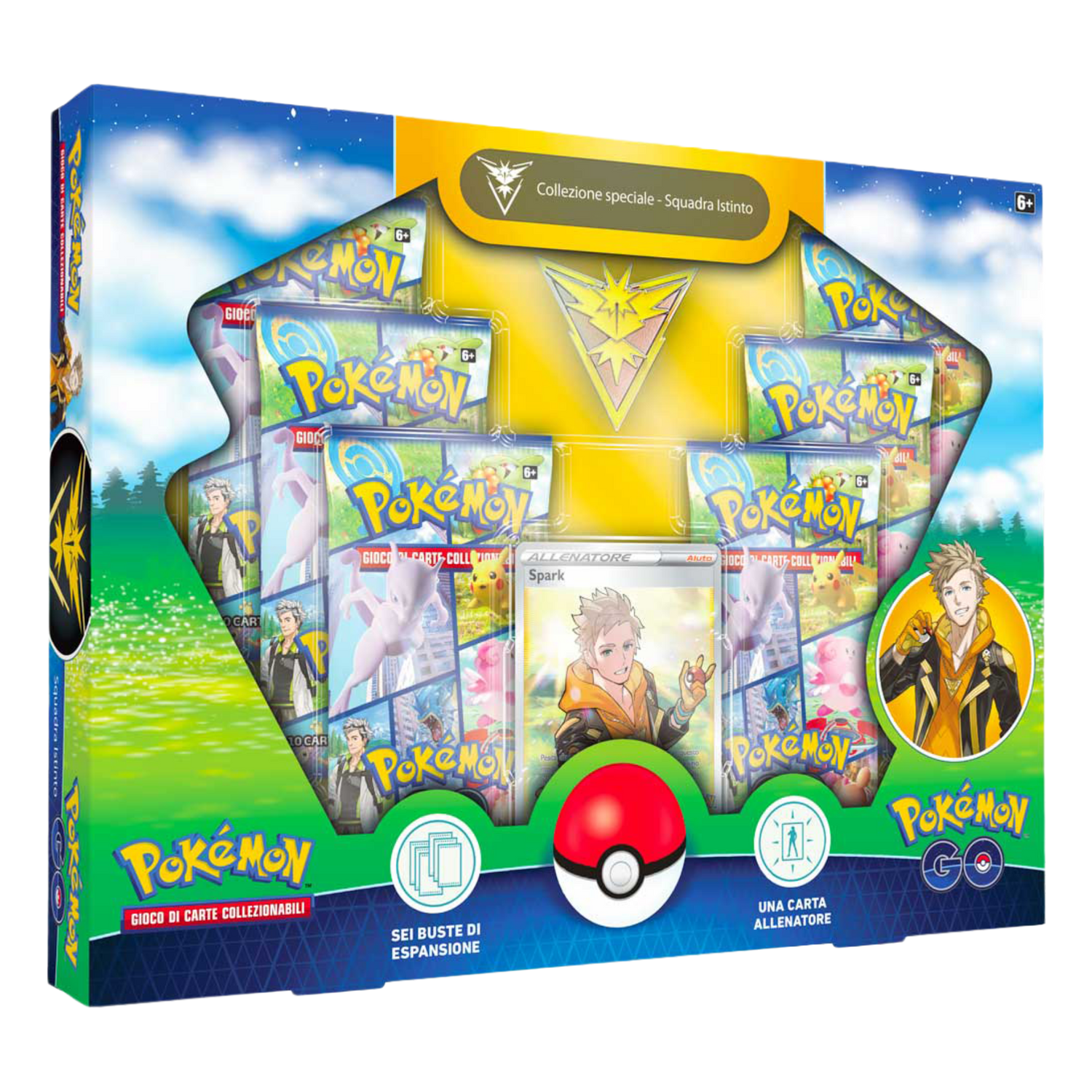 Spada e Scudo Pokemon GO PGO Collezione Speciale Squadra Istinto (IT)