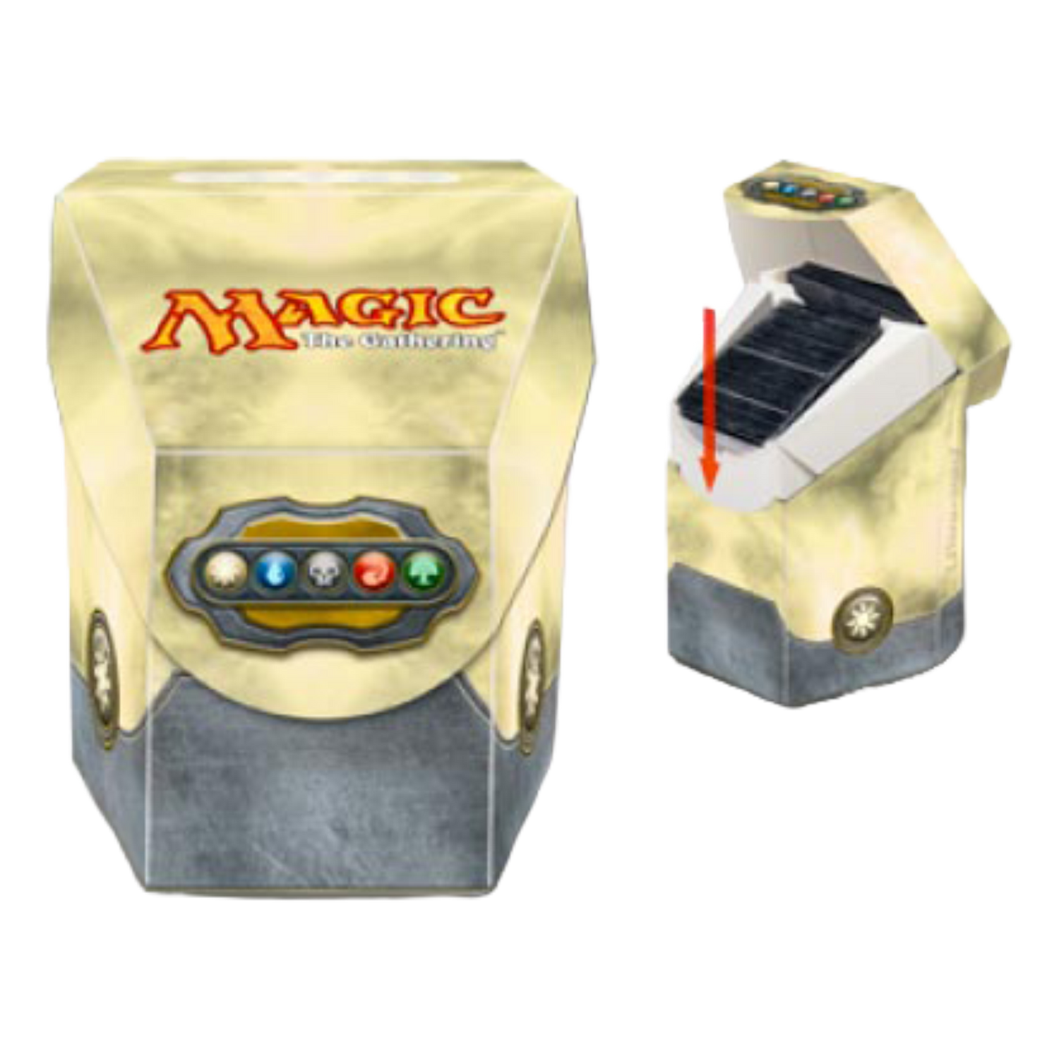 Porta Mazzo Oversize Commander White (EN)