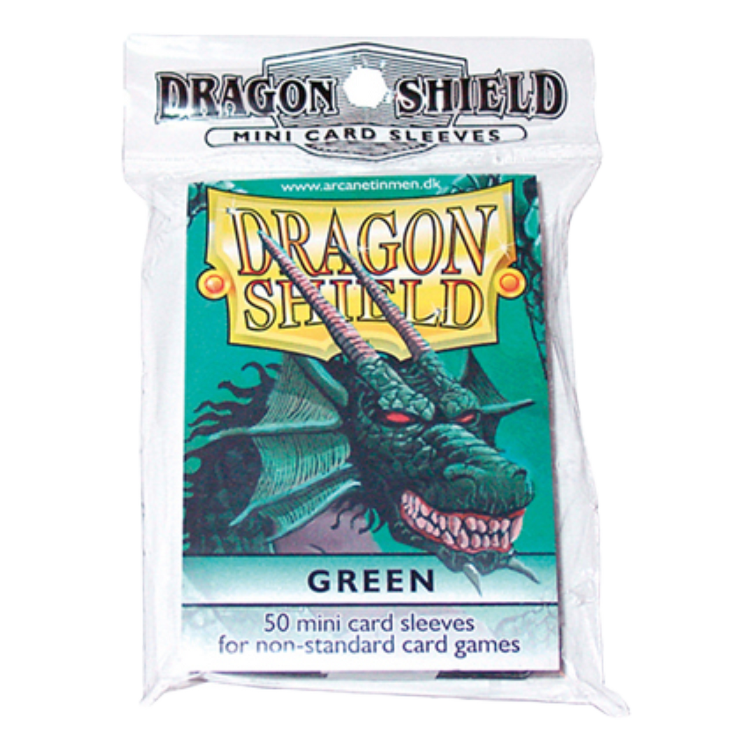 50 Proteggi Carte Mini Green (EN)