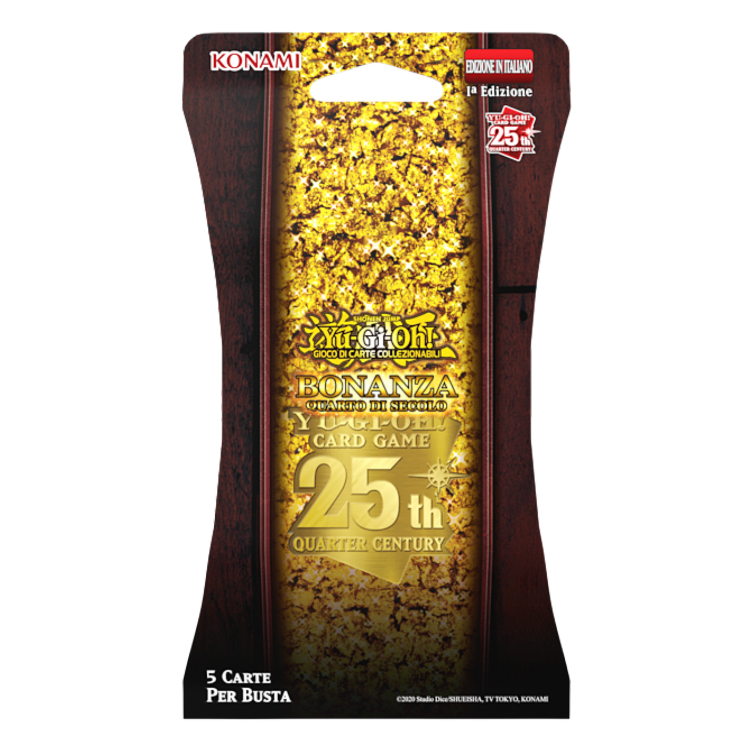 Bonanza Quarto di Secolo RA03 1a Edizione Busta 5 Carte in Paper Sleeve (IT)