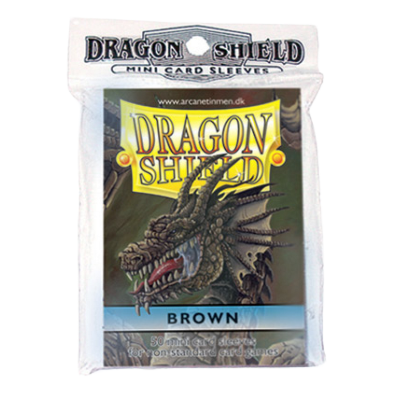 50 Proteggi Carte Mini Brown (EN)