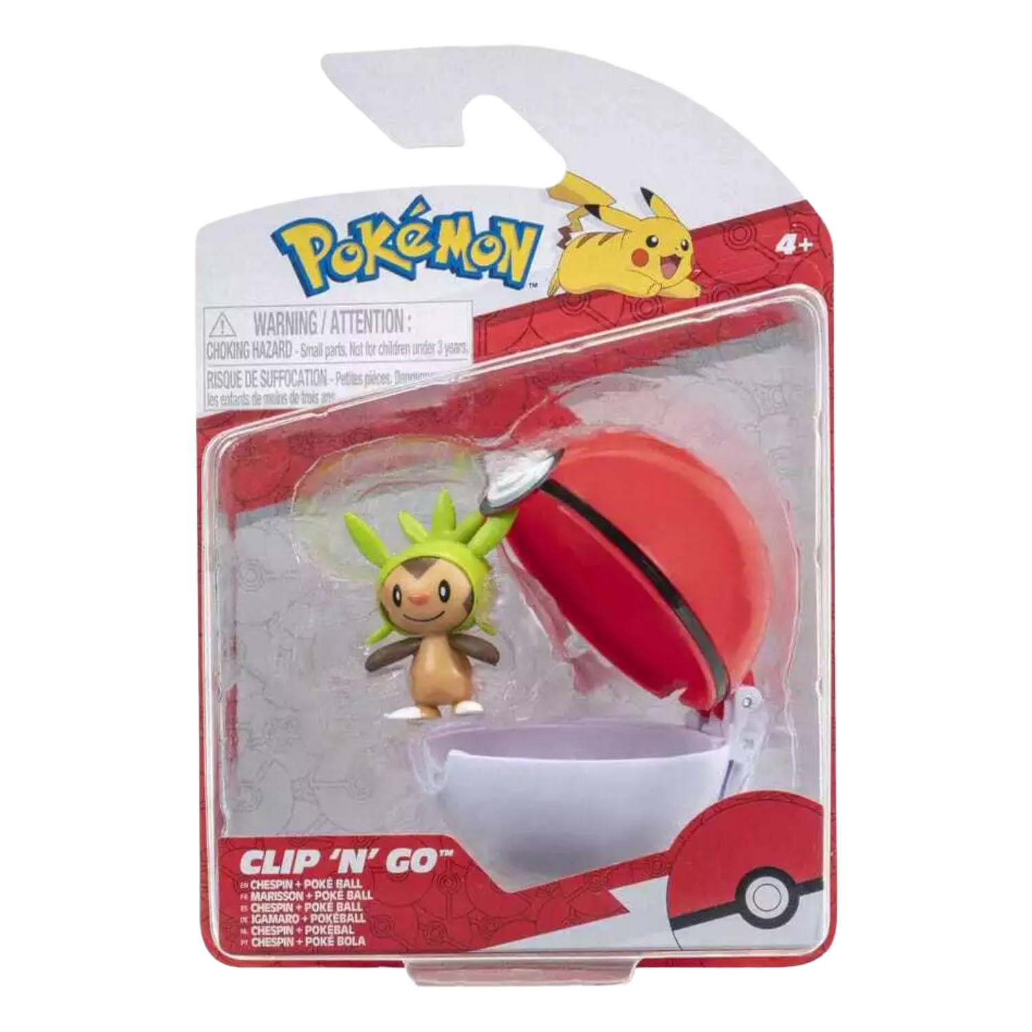Clip 'N' Go Chespin + Poke Ball (IT)