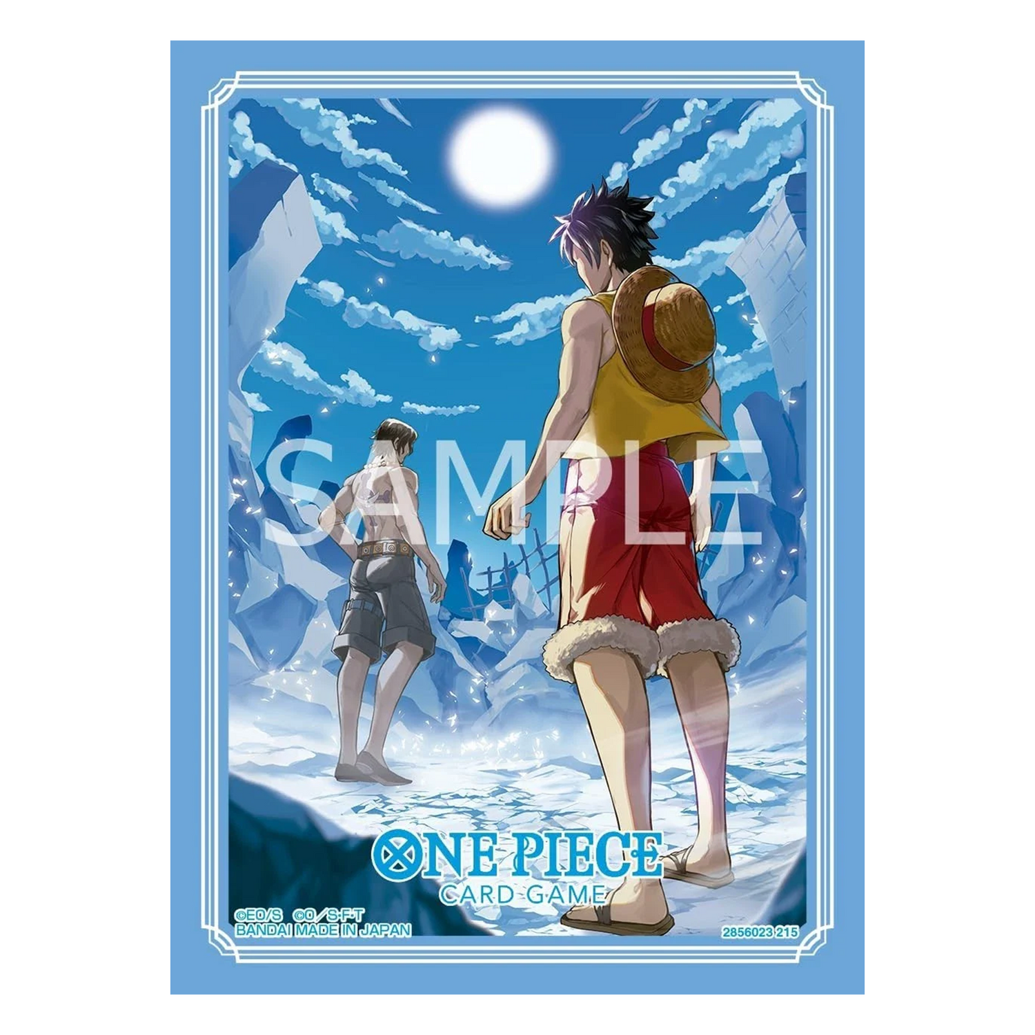 Official Sleeves Vol.15 - 70 Proteggi Carte Standard Luffy & Ace (EN)