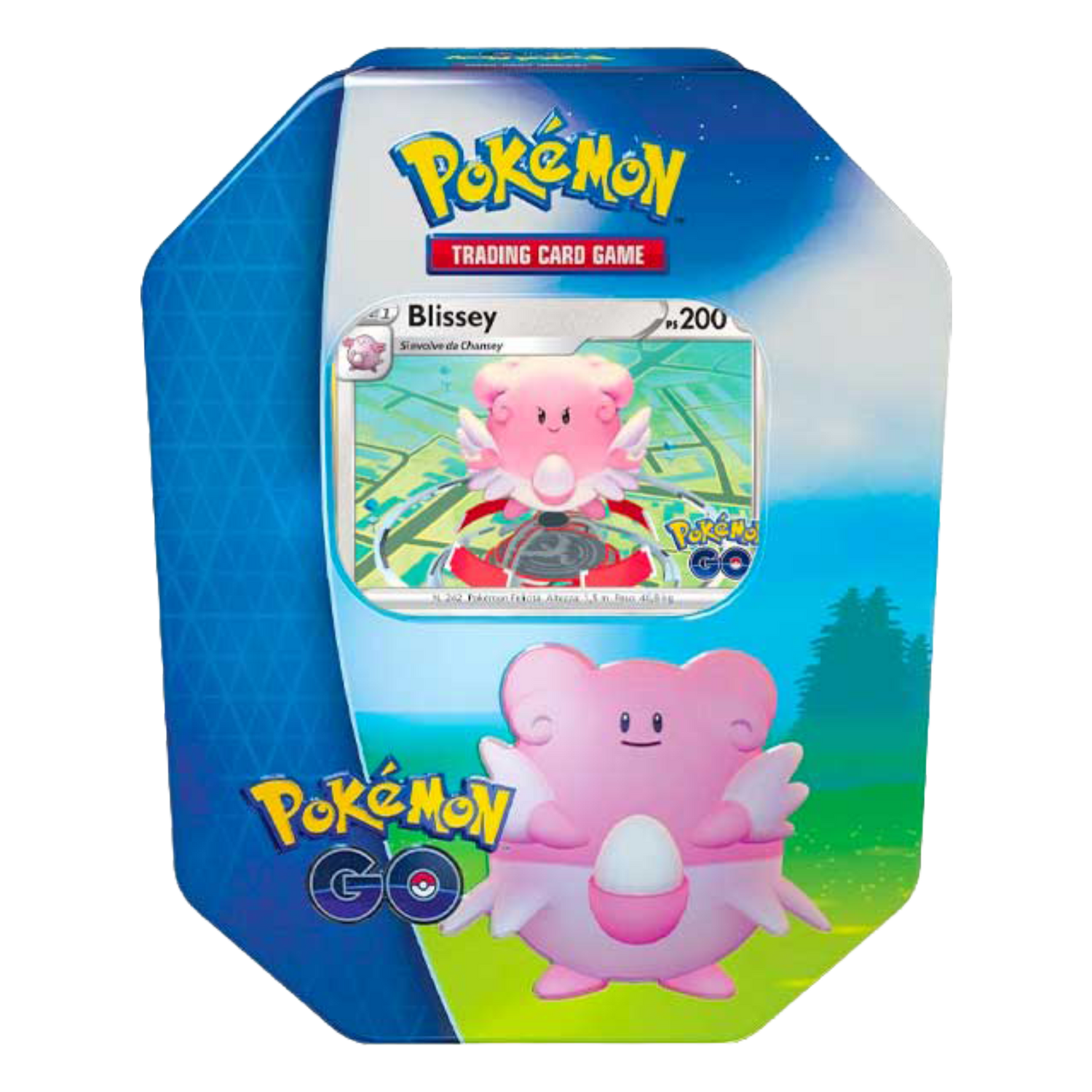 Spada e Scudo Pokemon GO PGO Tin da Collezione Blissey (IT)