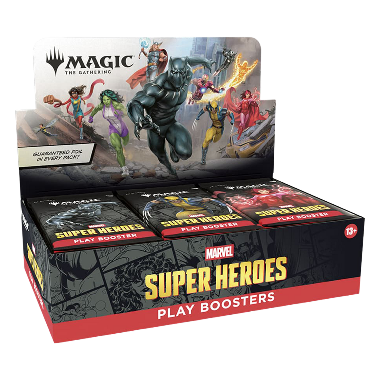 Marvel Super Heroes Play Boosters Display 30 Buste (EN)