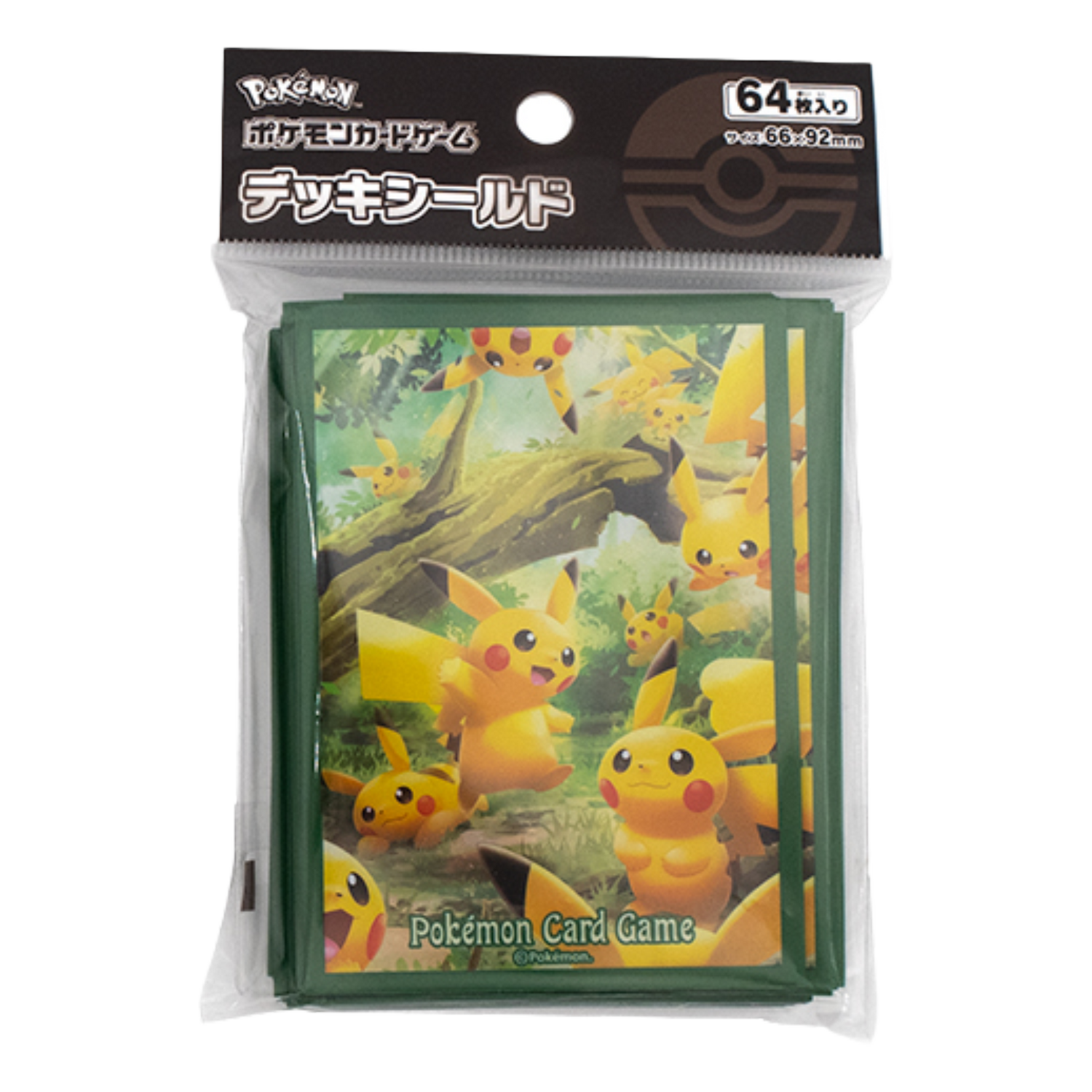 64 Proteggi Carte Standard Sword and Shield Pikachu Forest (JP)