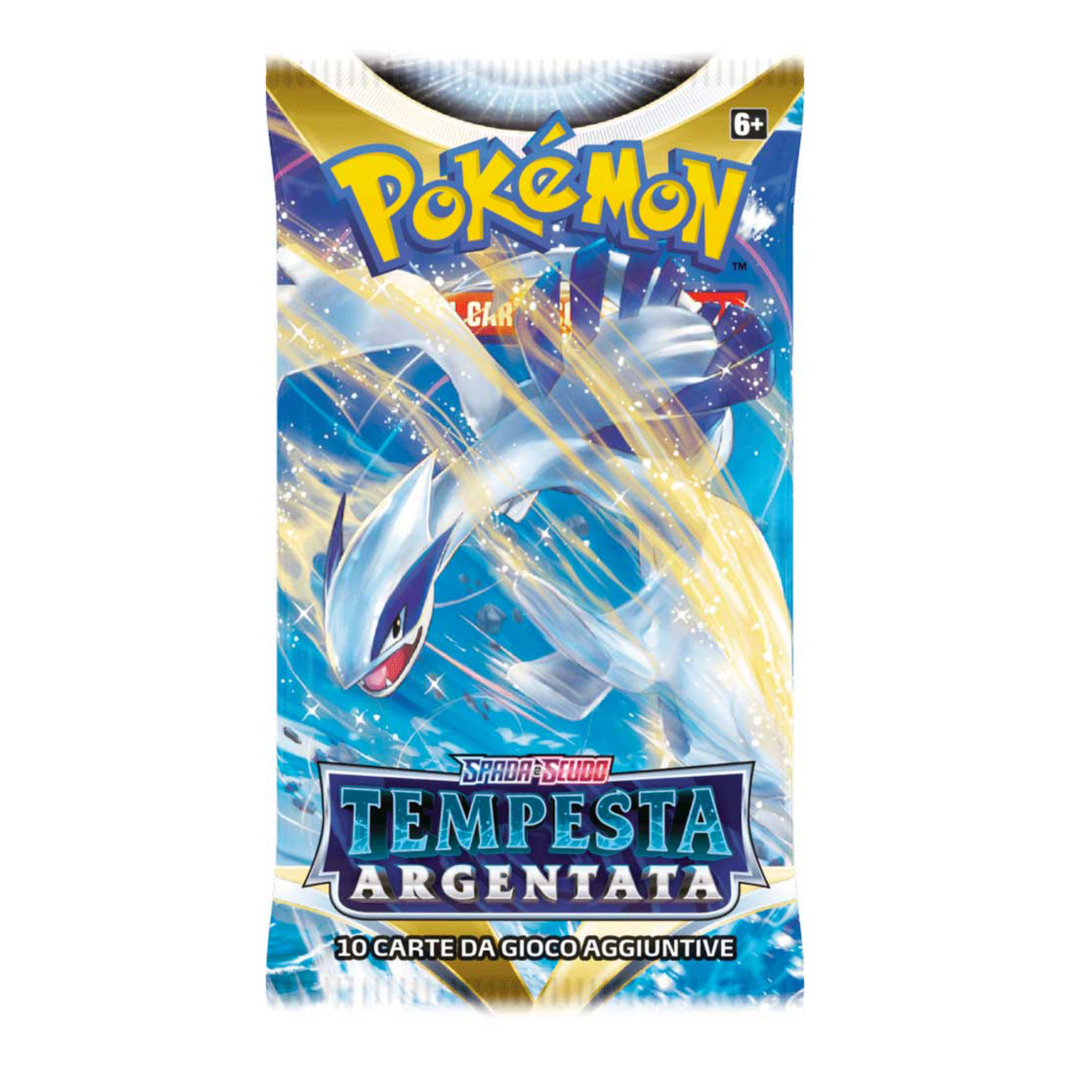 Spada e Scudo Tempesta Argentata SIT Artwork Lugia Busta 10 Carte (IT)
