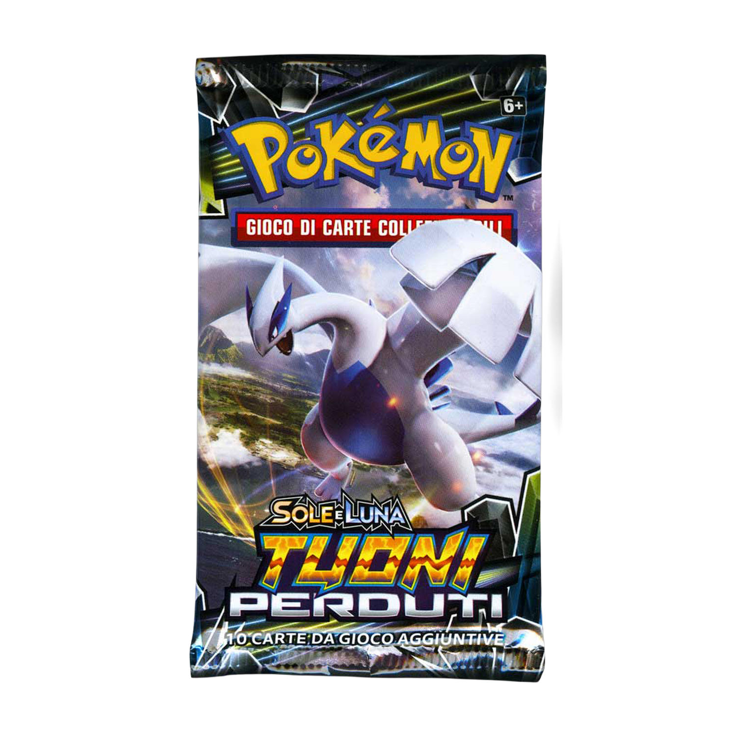 Sole e Luna Tuoni Perduti LOT Artwork Lugia Busta 10 Carte (IT)