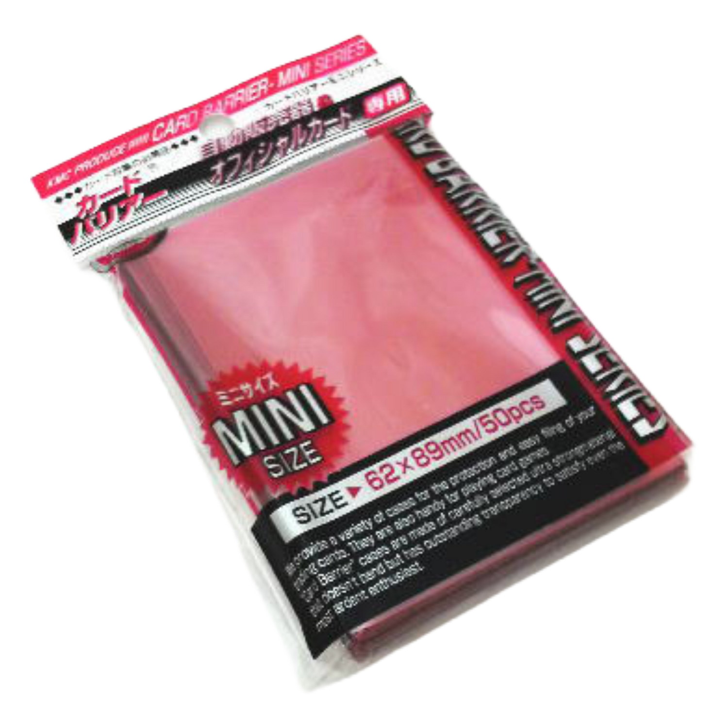 50 Proteggi Carte Mini Metallic Red (EN)