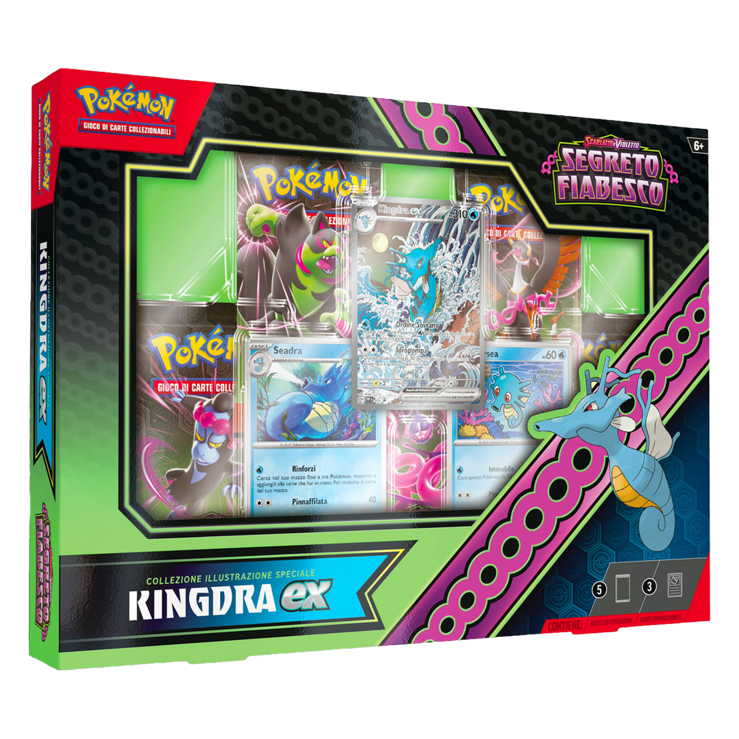 Scarlatto e Violetto Segreto Fiabesco SFA Collezione Illustrazione Speciale Kingdra ex (IT)