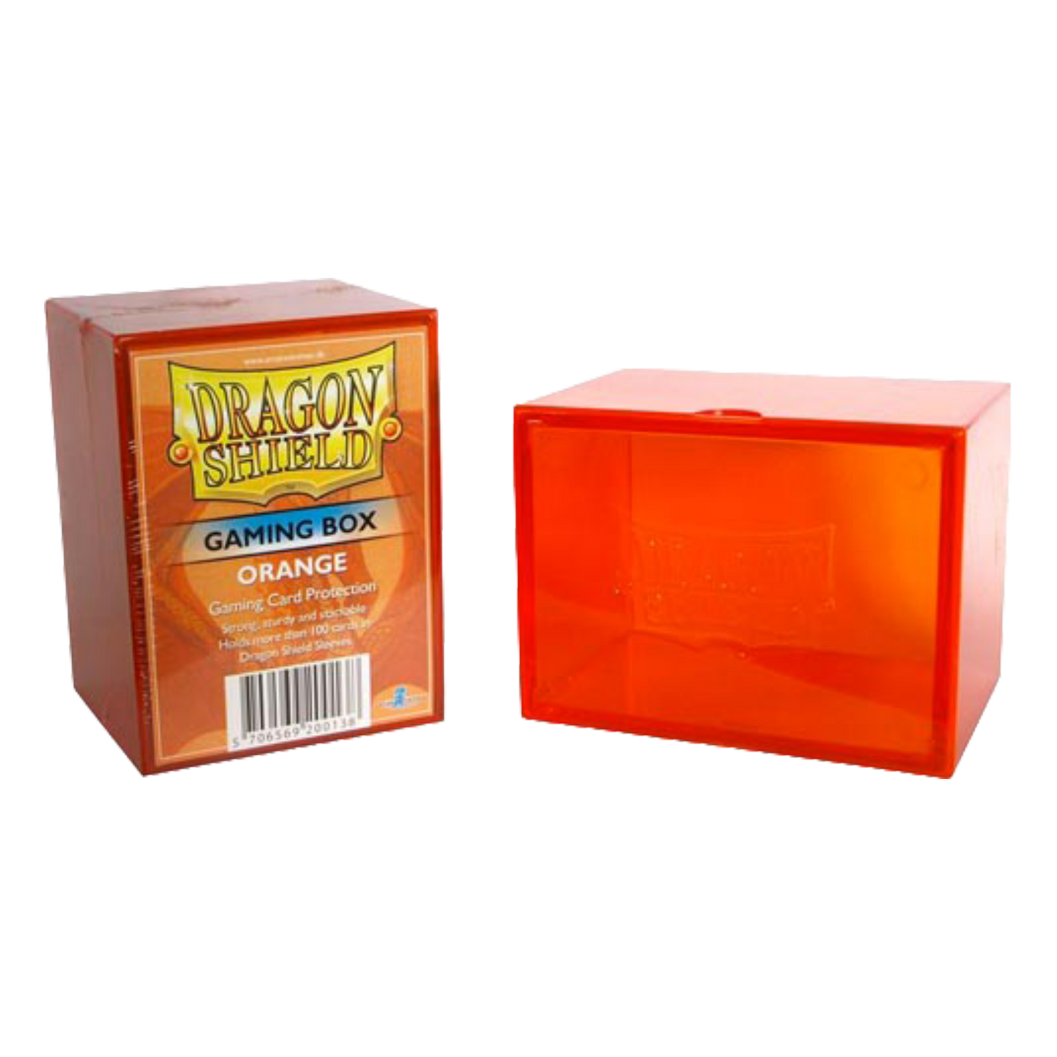 Porta Mazzo a Incastro per 100 Carte - Orange (EN)