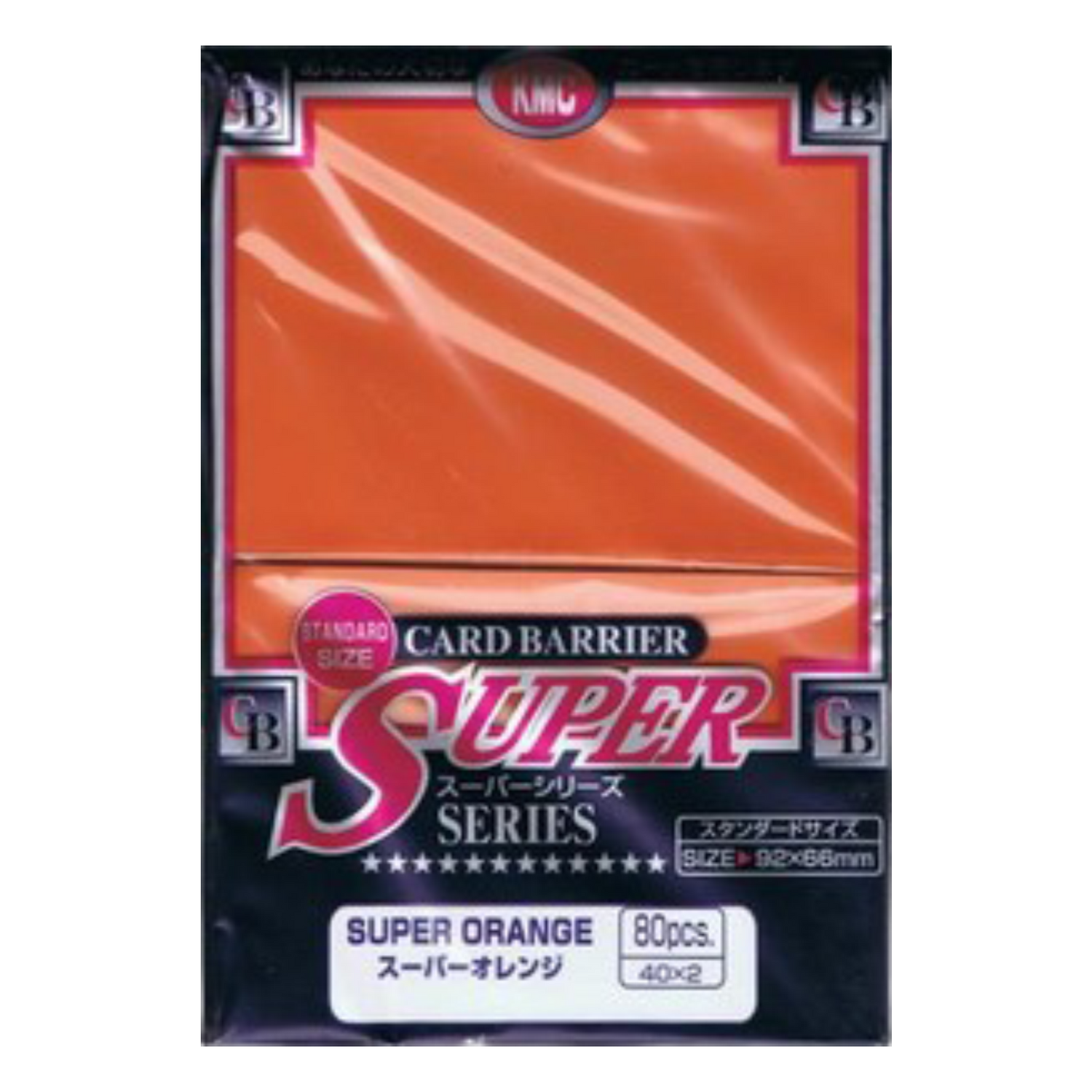 80 Proteggi Carte Standard Super Orange (EN)