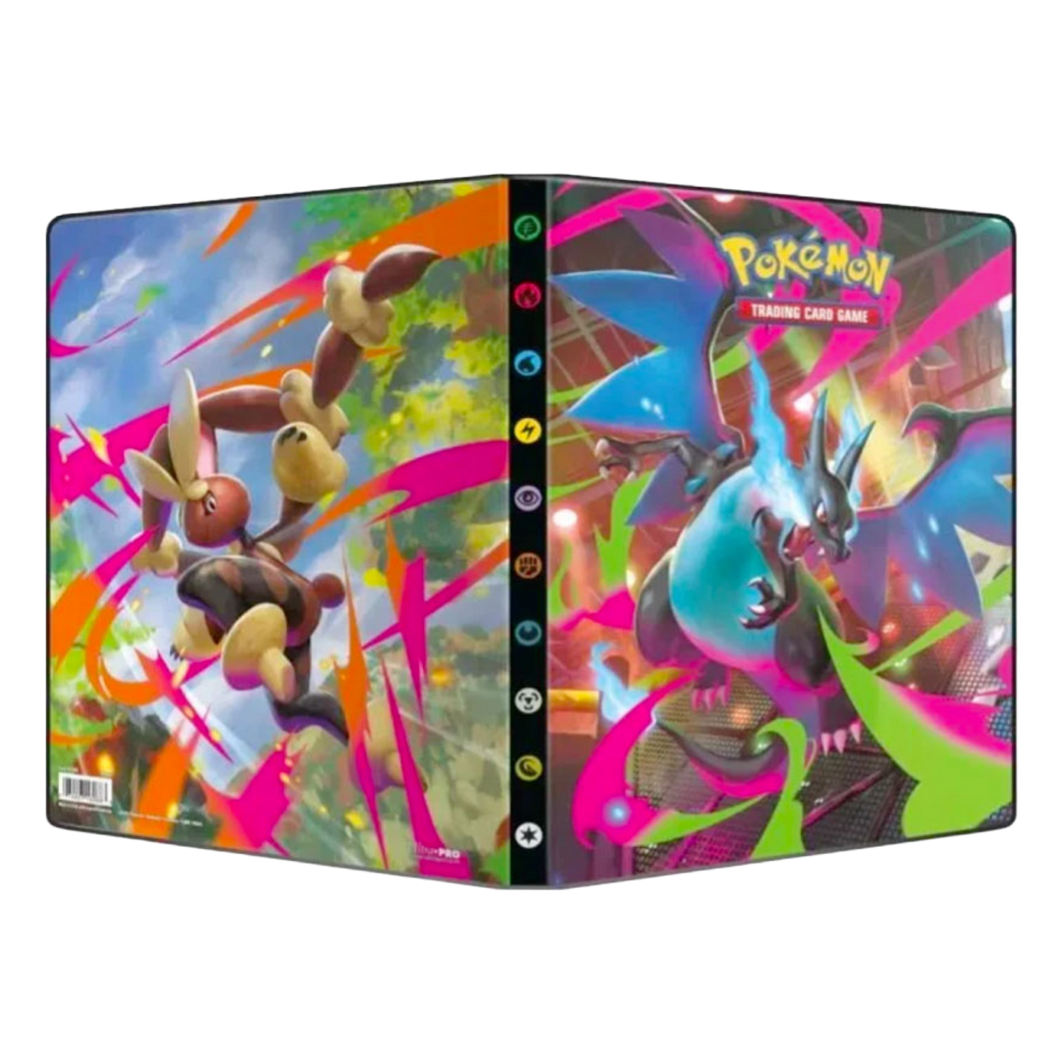 Portfolio 9 Tasche 14 Pagine Megaevoluzione Fiamme Spettrali (EN)
