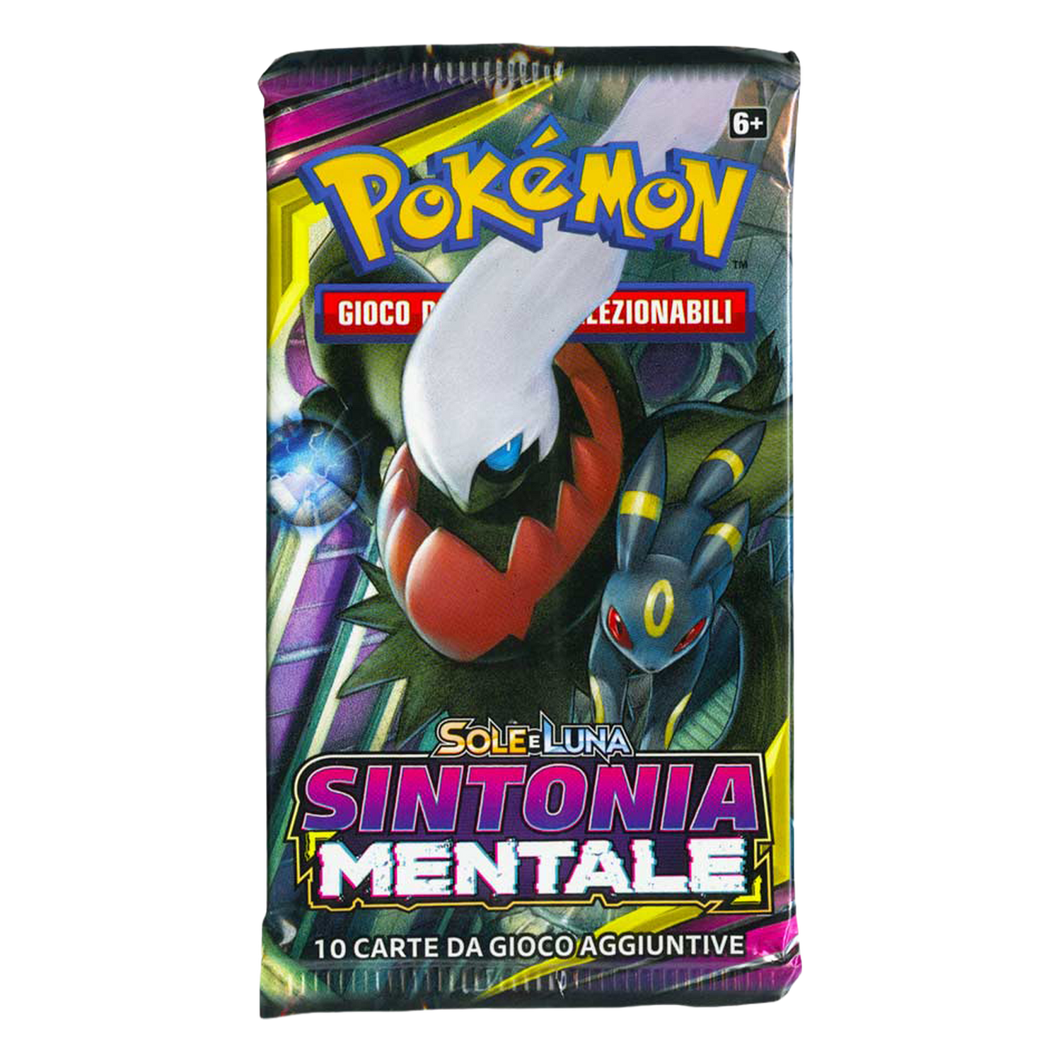 Sole e Luna Sintonia Mentale UNM Artwork Umbreon e Darkrai Busta 10 Carte (IT)
