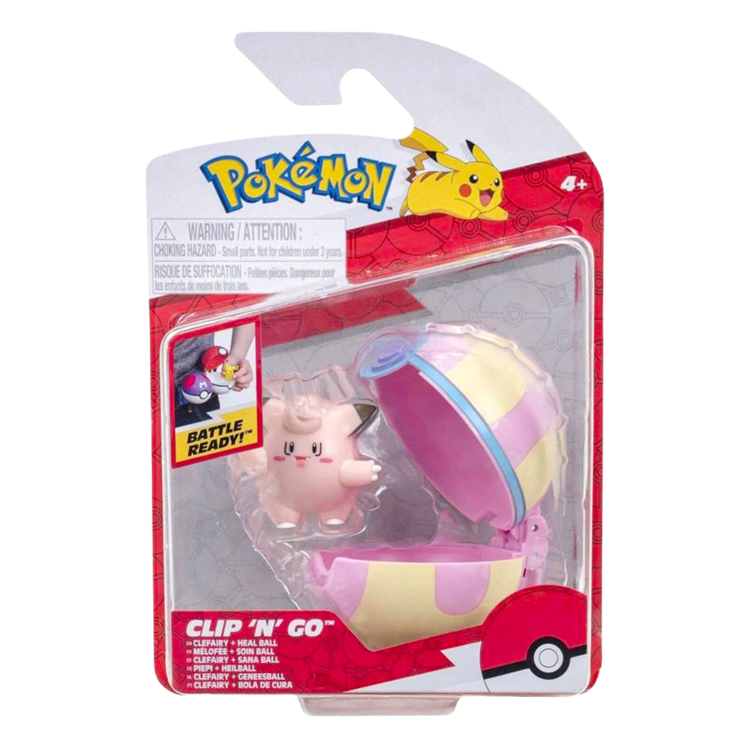 Clip 'N' Go Clefairy + Heal Ball (IT)