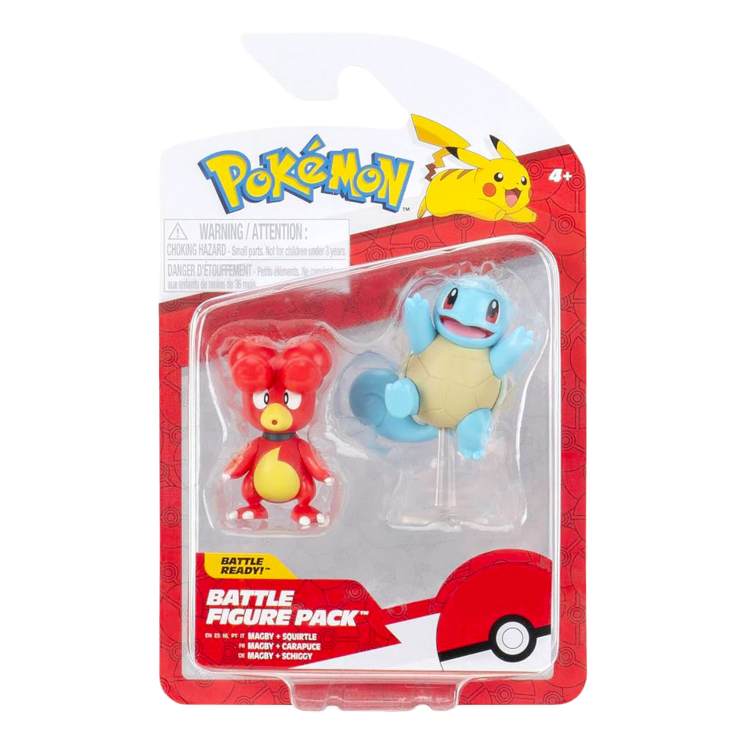 Battle Figure Pack Magby & Squirtle (IT)