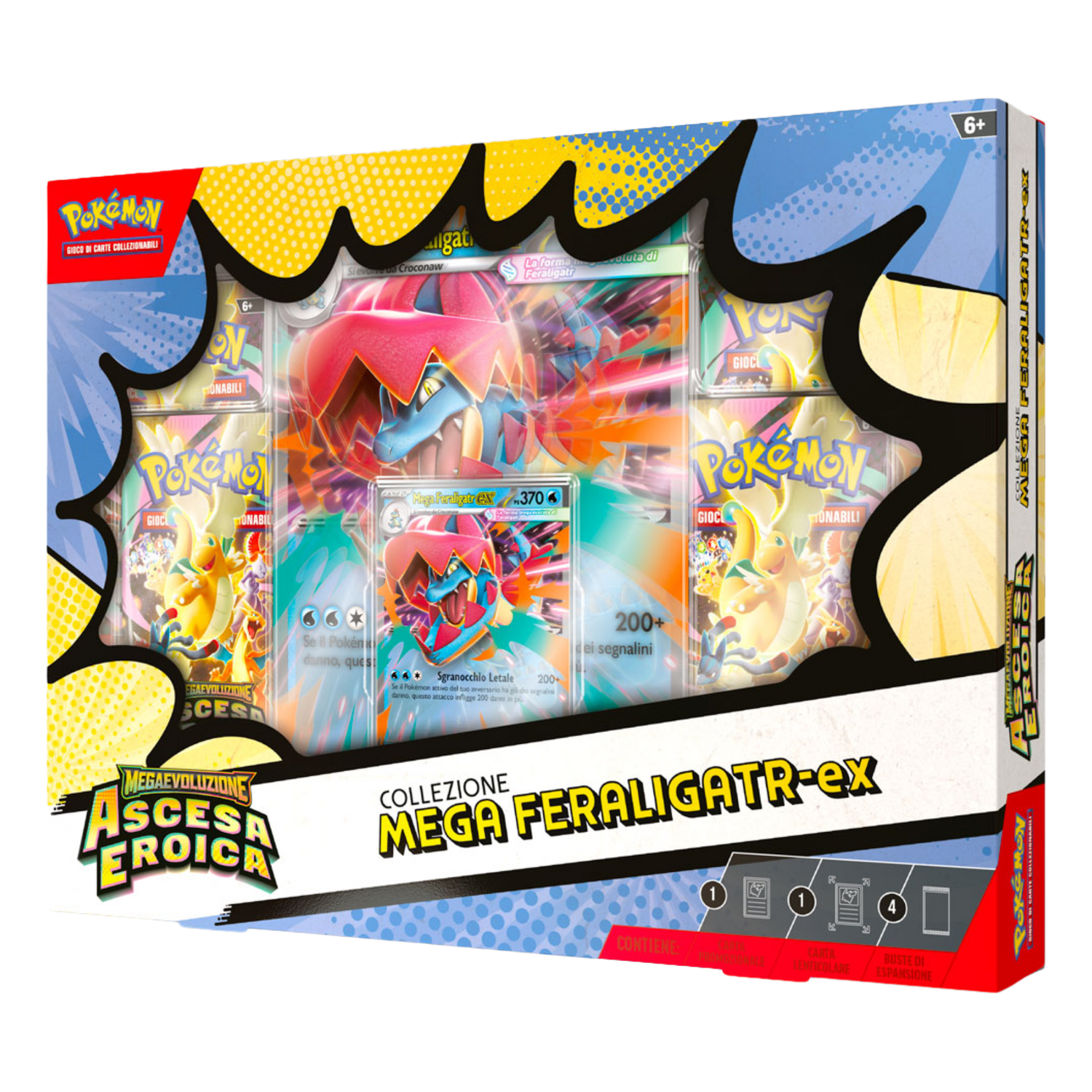 Megaevoluzione Ascesa Eroica ASC Collezione Mega Feraligatr ex (IT)