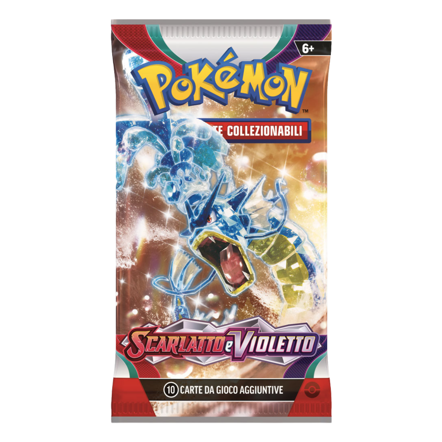 Scarlatto e Violetto SVI Artwork Gyarados Busta 10 Carte (IT)