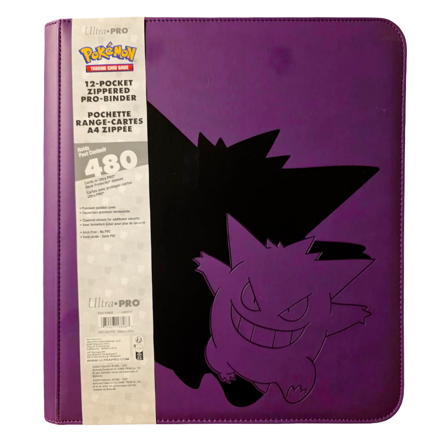 Elite Serie 12-Pocket Zippered Pro-Binder Gengar (EN)