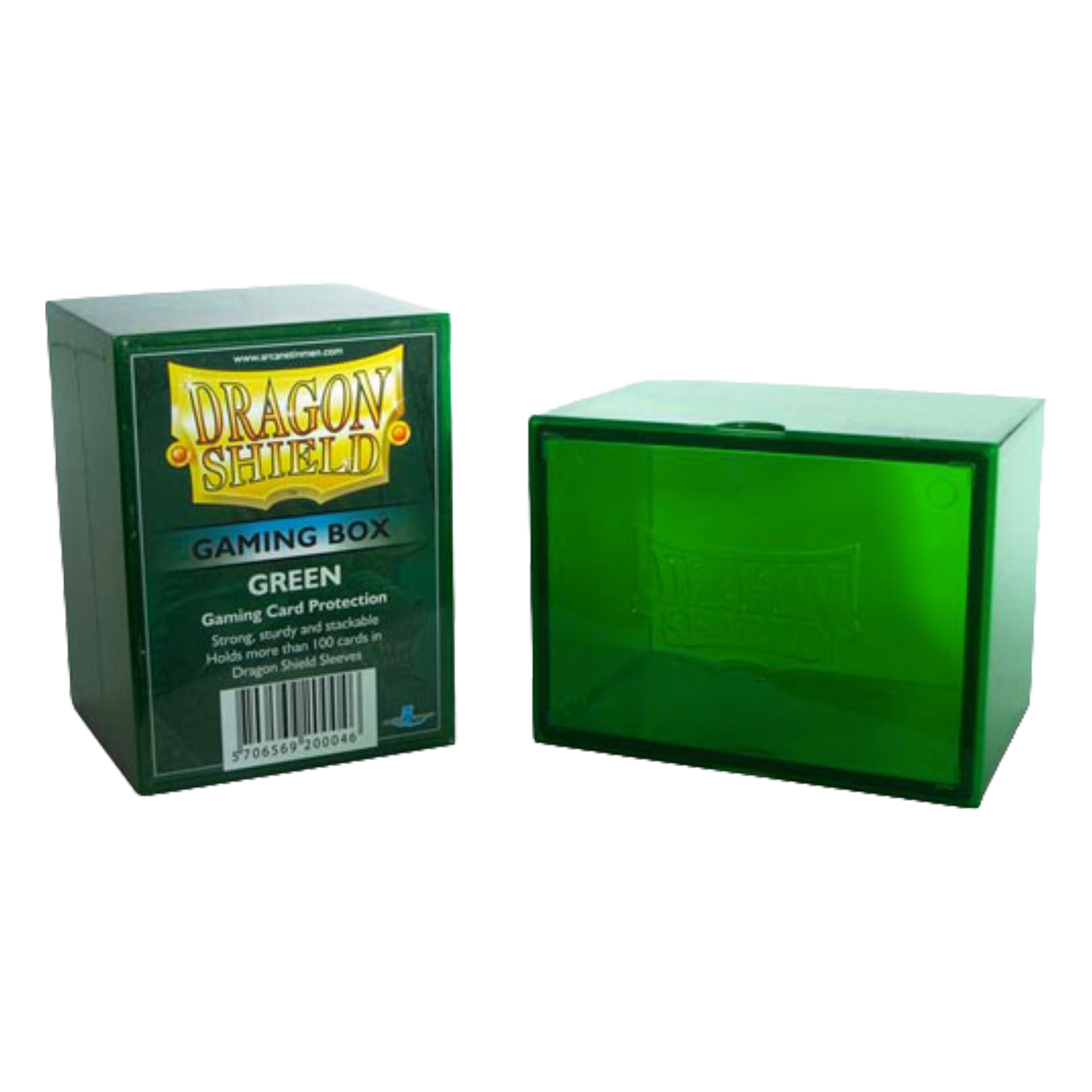 Porta Mazzo a Incastro per 100 Carte - Green (EN)