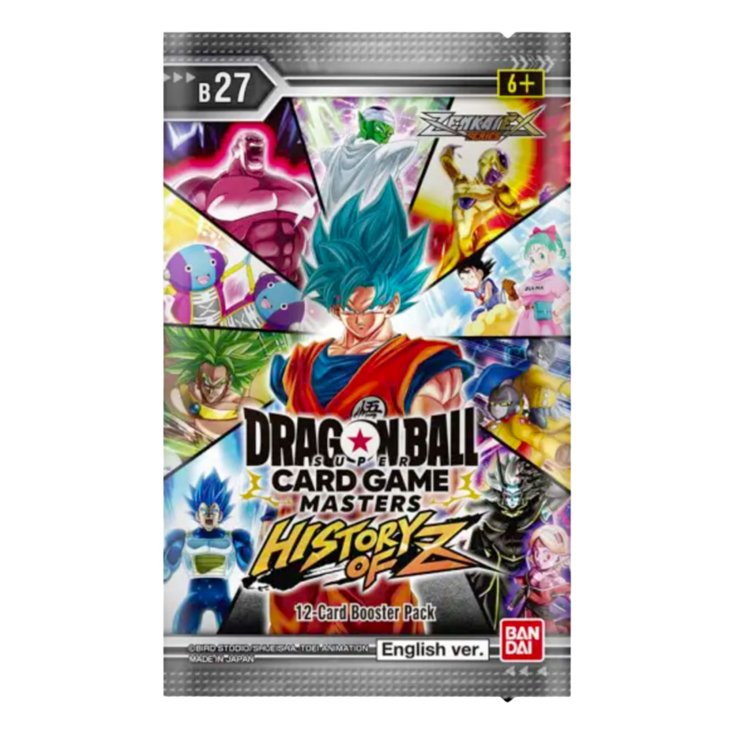 Zenkai Series History of Z B27 Busta 12 Carte (EN)