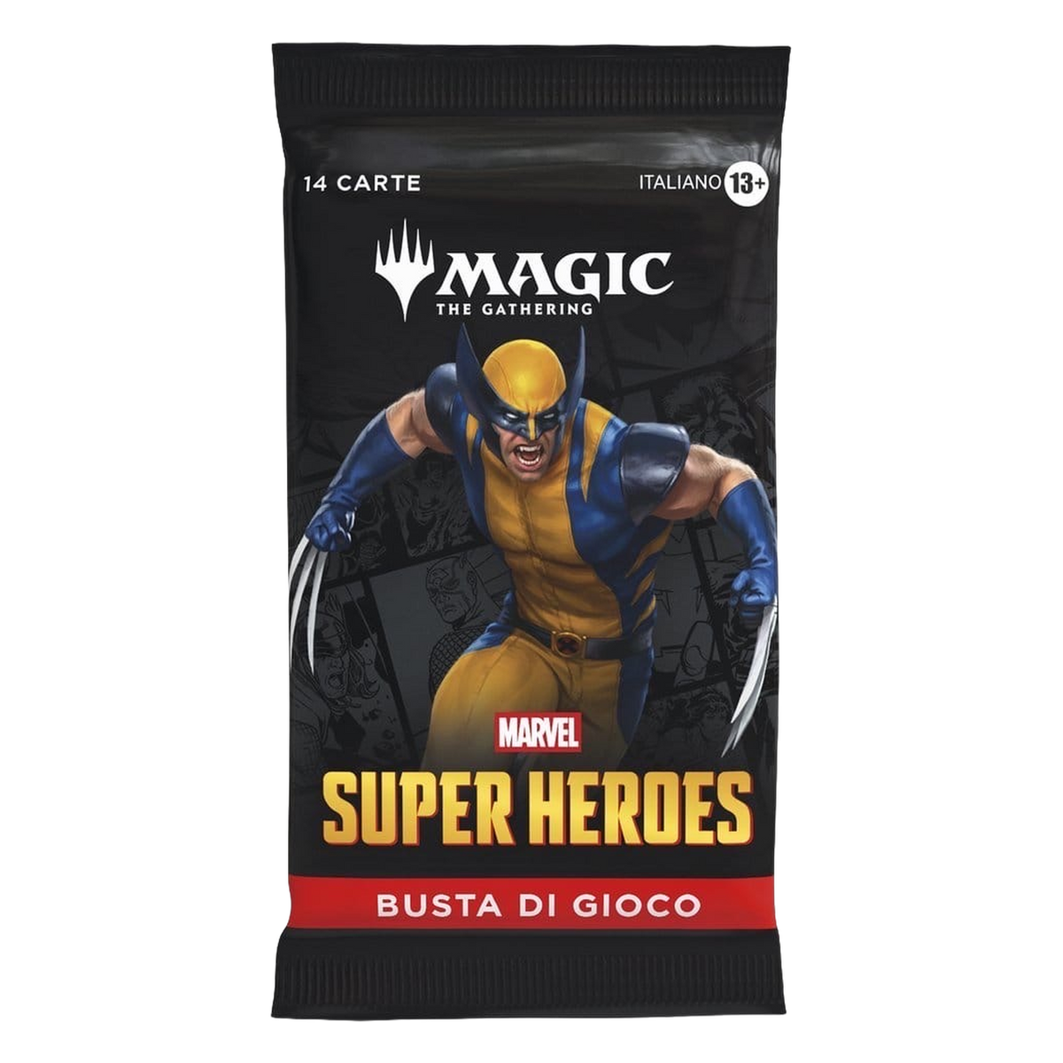 Marvel Super Heroes Busta di Gioco Busta 14 Carte (IT)
