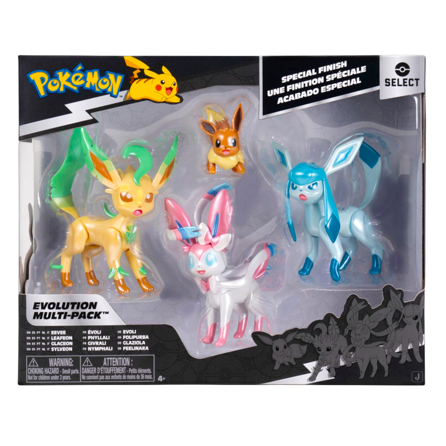 Evolution Multi Pack Eevee, Leafeon, Sylveon e Glaceon (IT)