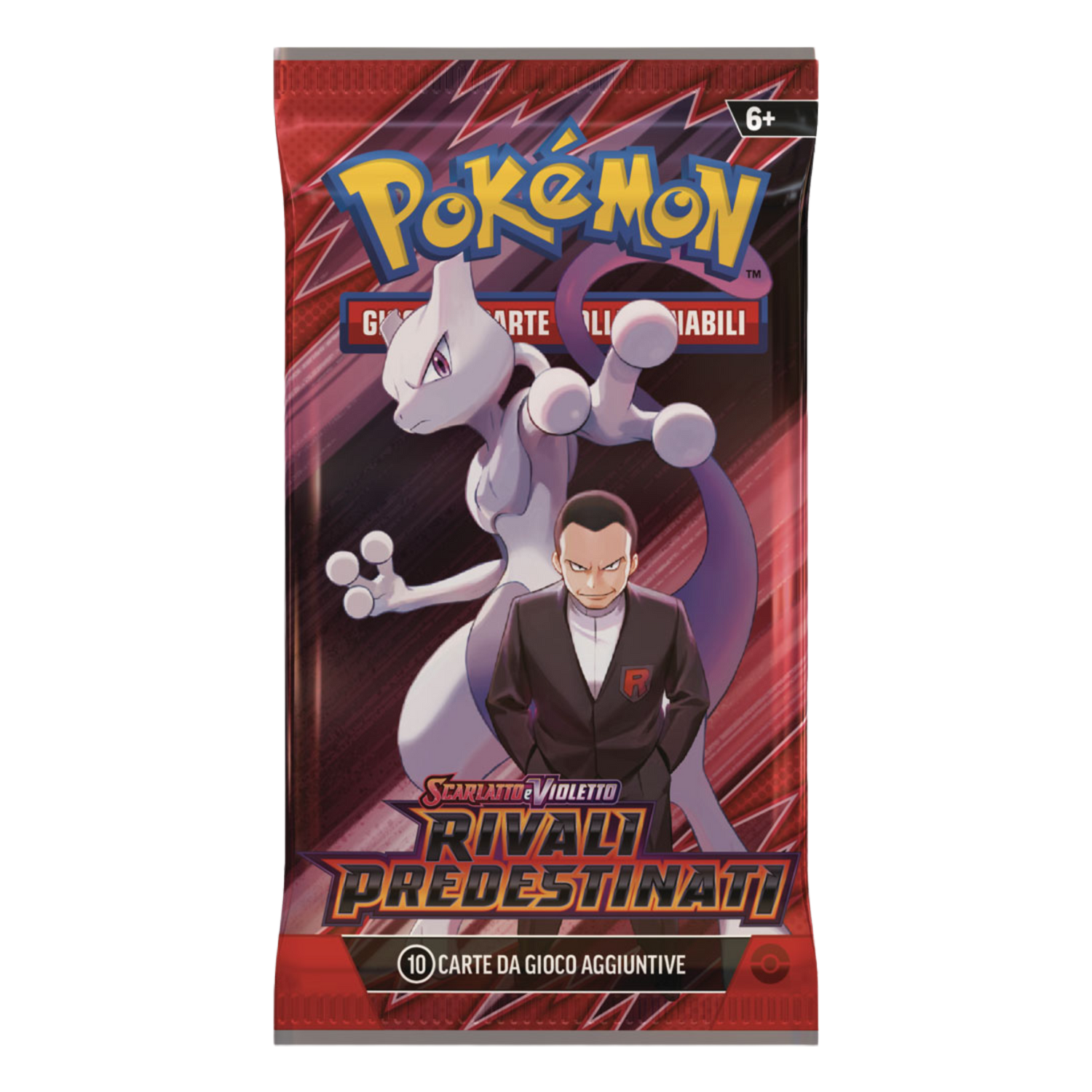 Scarlatto e Violetto Rivali Predestinati DRI Artwork Mewtwo e Giovanni Busta 10 Carte (IT)
