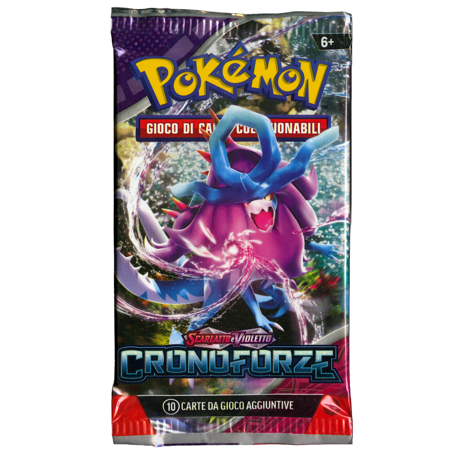 Scarlatto e Violetto Cronoforze TEF Artwork Acquecrespe Busta 10 Carte (IT)