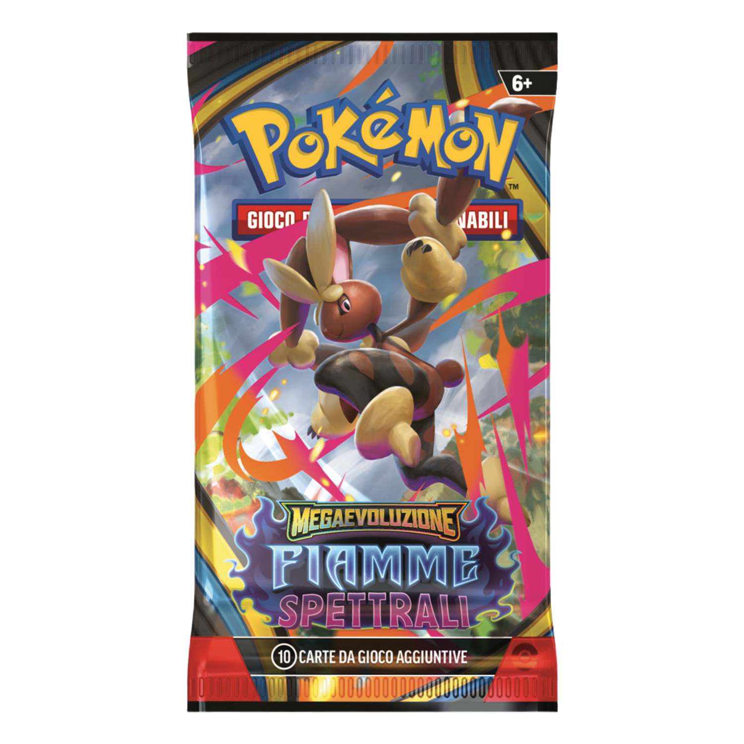 Megaevoluzione Fiamme Spettrali PFL Artwork Mega Lopunny Busta 10 Carte (IT)