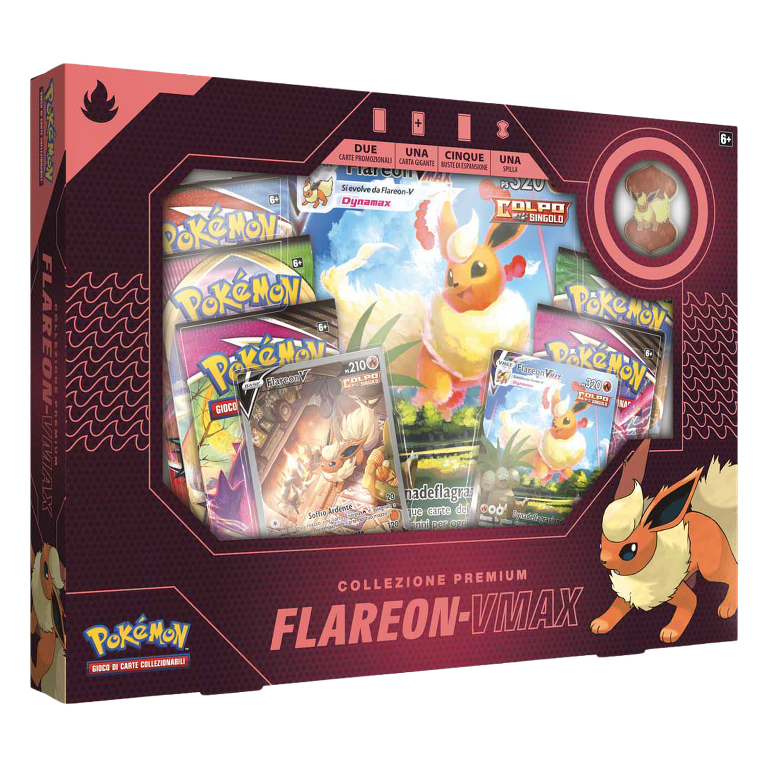Spada e Scudo Collezione Premium Flareon VMAX (IT)