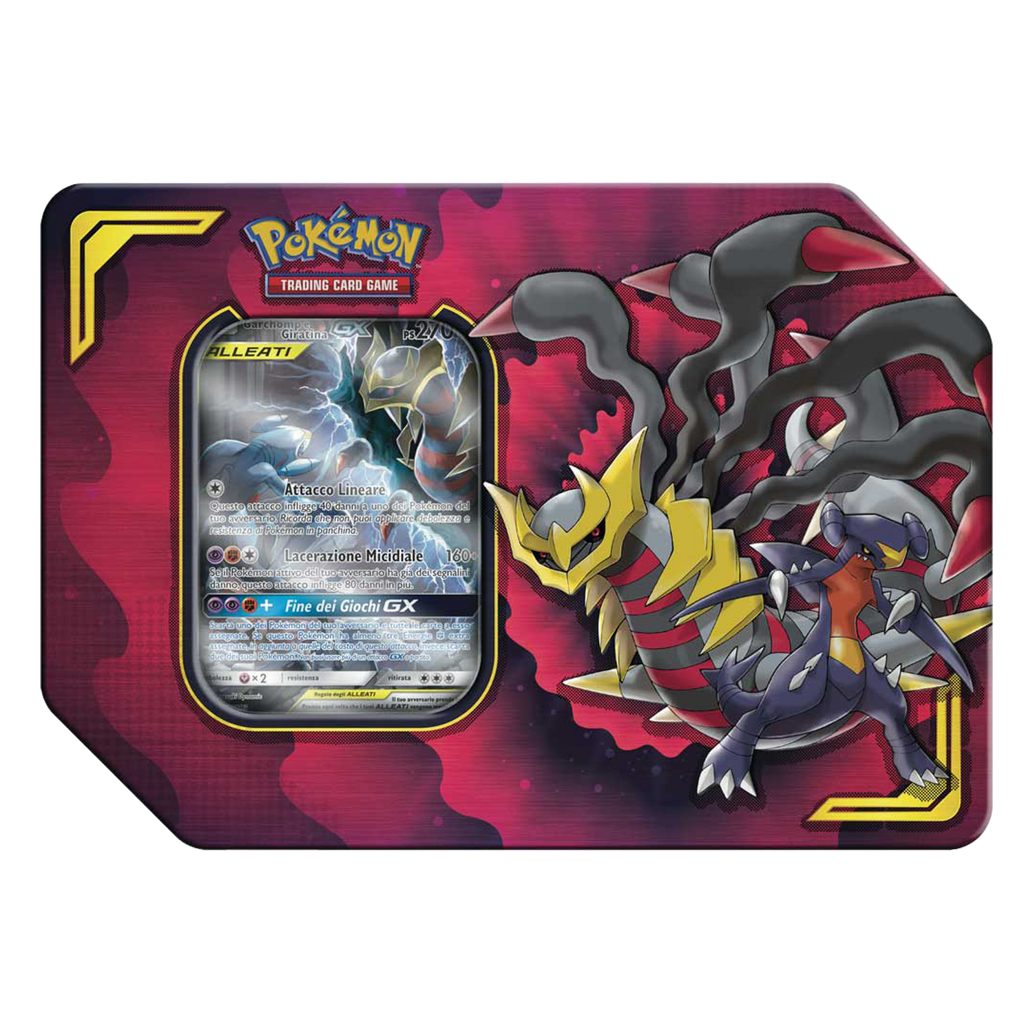 Tin da Collezione Alleanza Micidiale Garchomp e Giratina GX (IT)