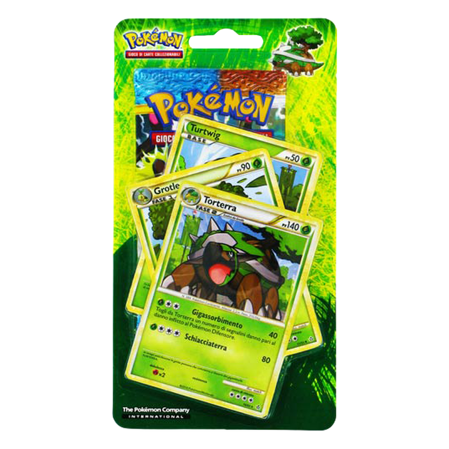 HeartGold & SoulSilver Battaglie Trionfali TM Checklane Blister Turtwig, Grotle e Torterra 1 Busta (IT)