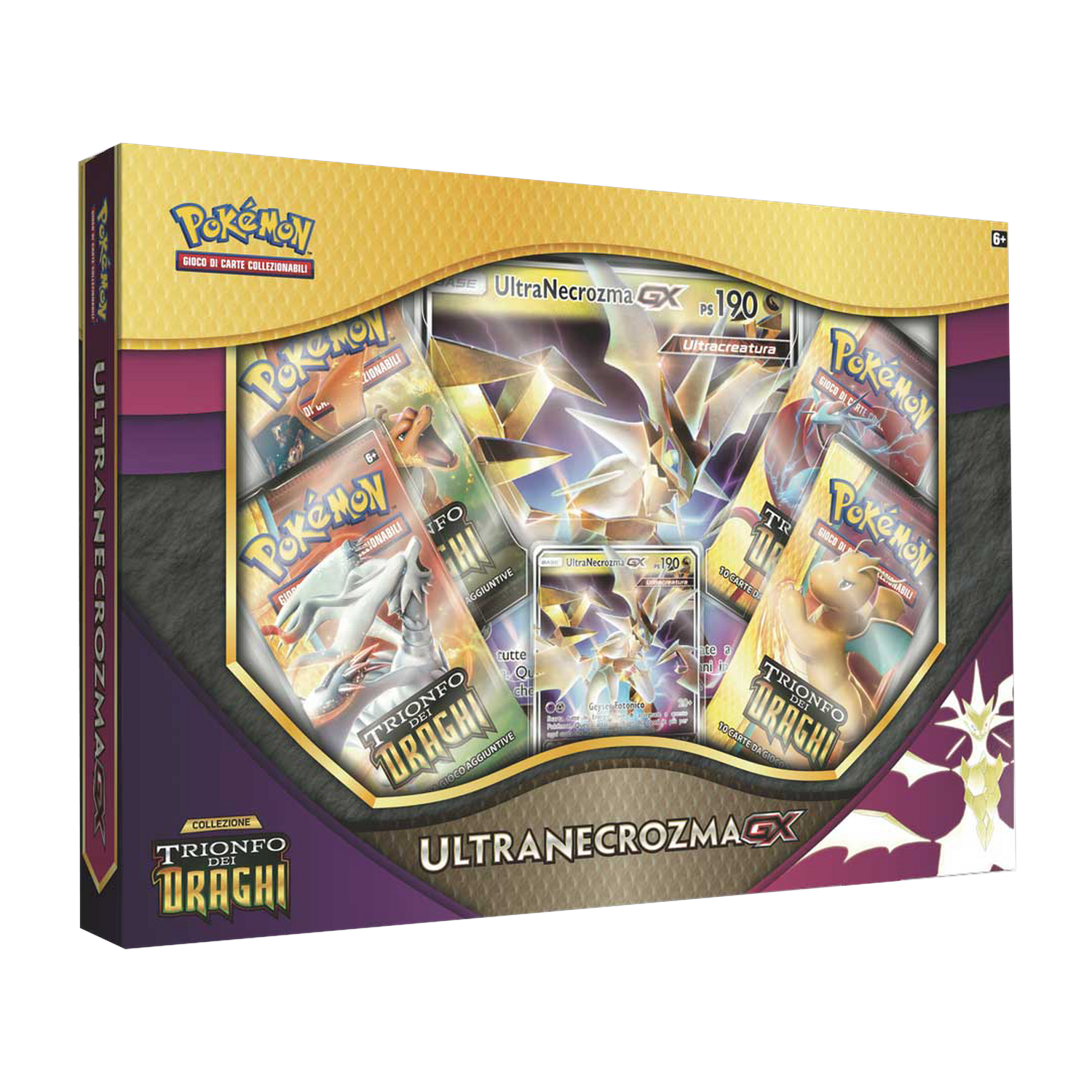 Sole e Luna Trionfo dei Draghi DRM Ultra Necrozma GX Box (IT)