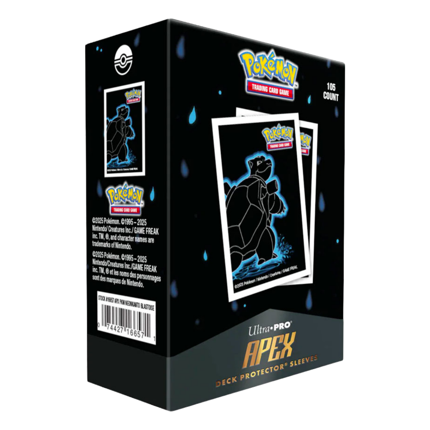 105 Proteggi Carte Standard Pacchetto Blastoise (EN)