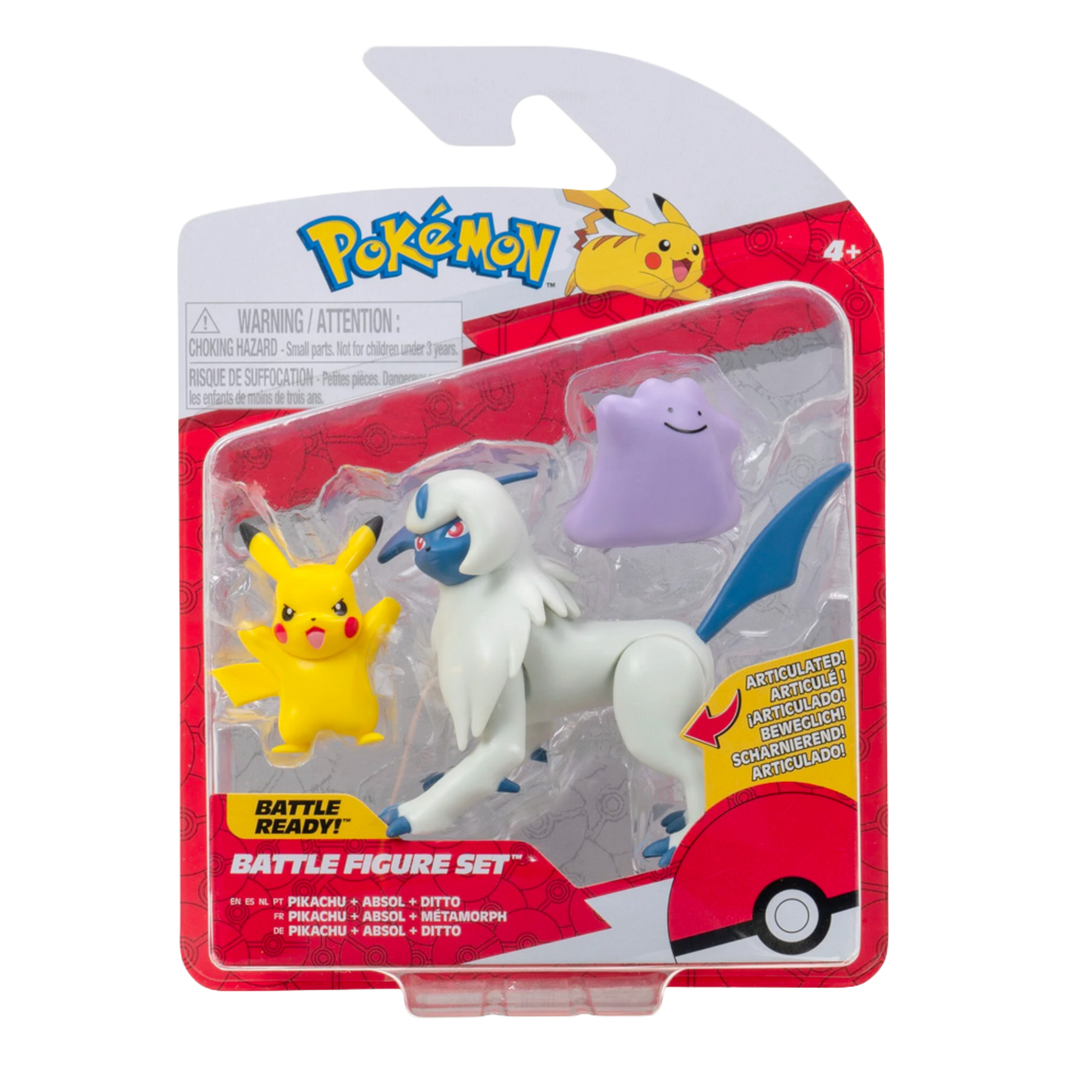 Battle Figure Set Pikachu, Absol & Ditto (IT)