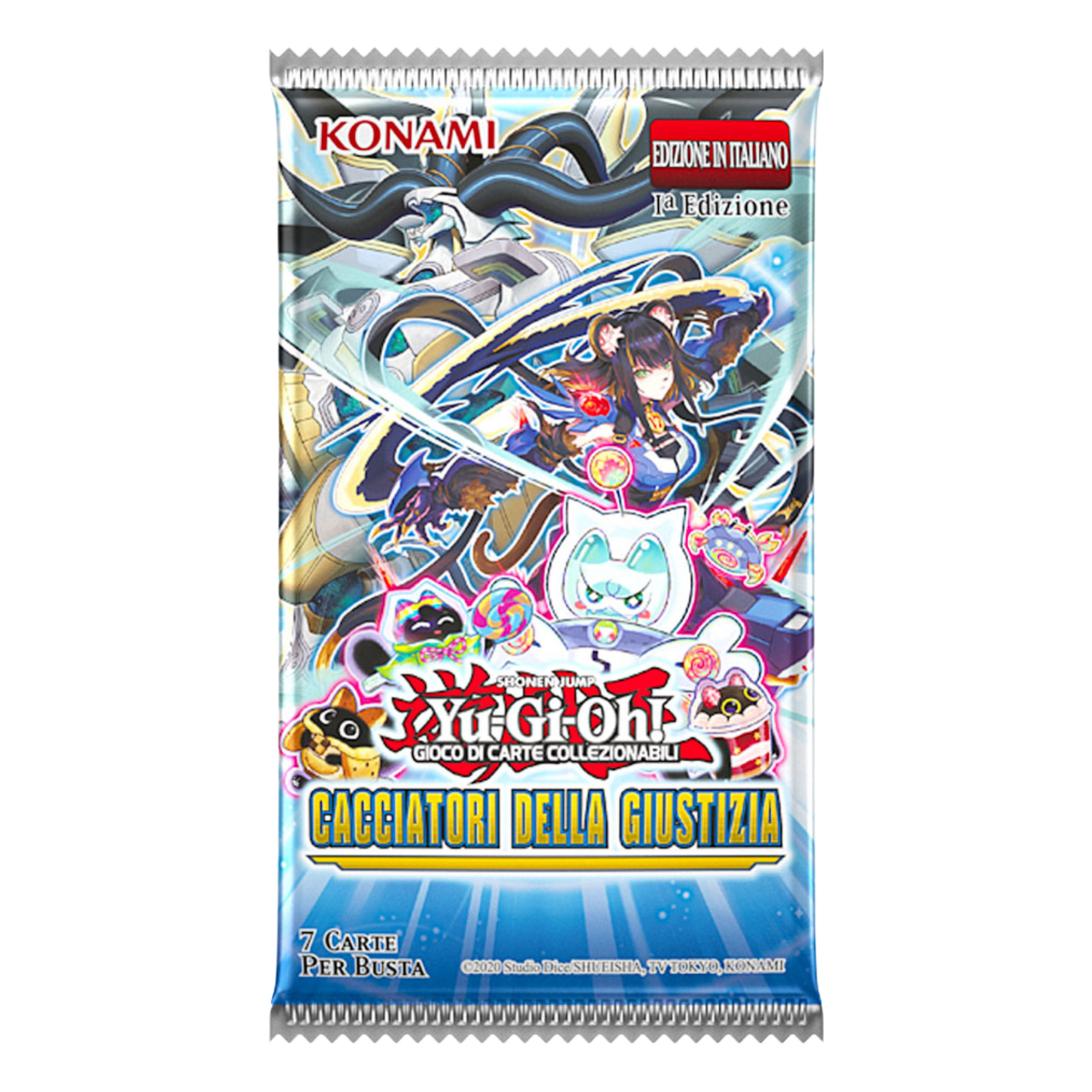 Cacciatori della Giustizia JUSH 1a Edizione Busta 7 Carte (IT)