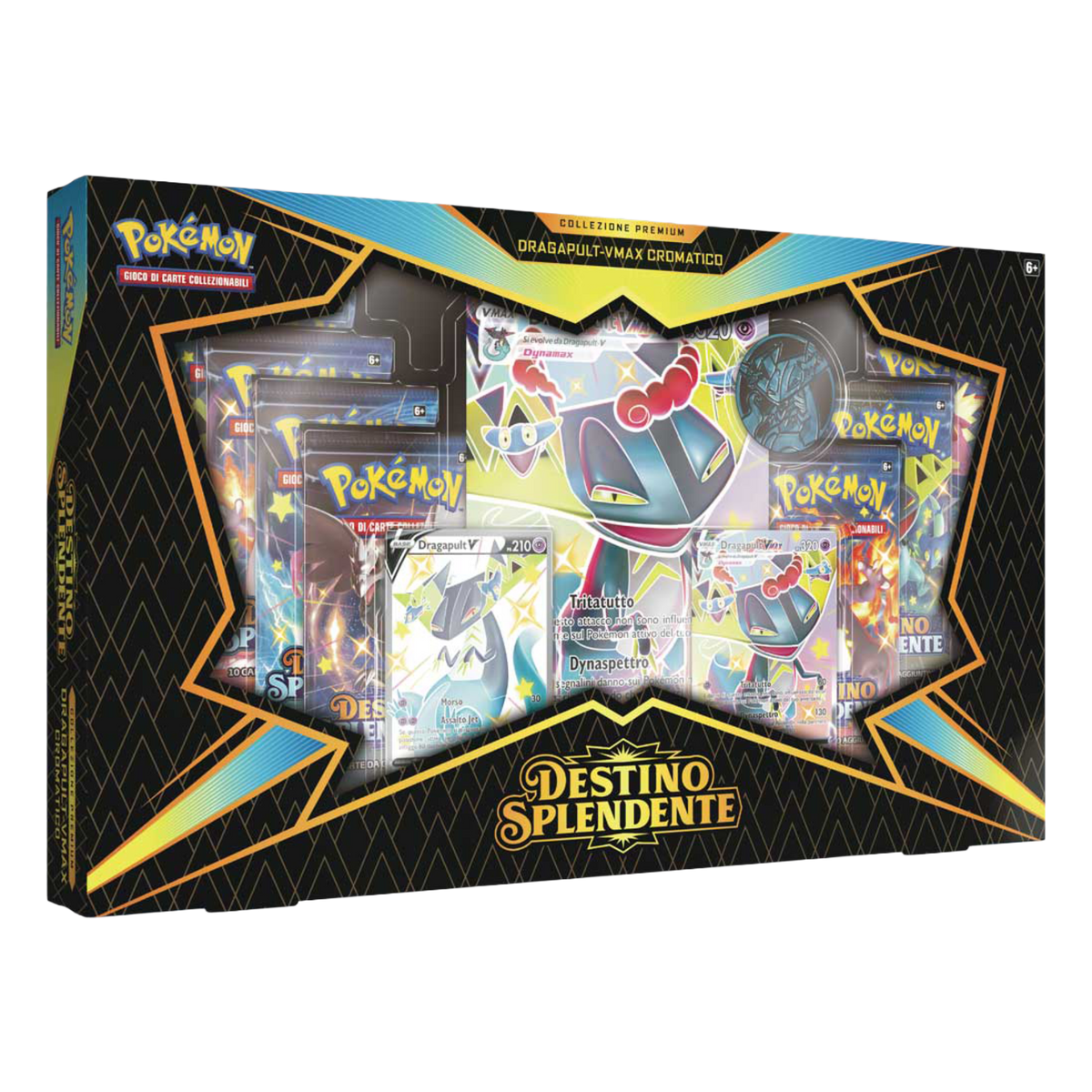 Spada e Scudo Destino Splendente SHF Collezione Premium Dragapult VMAX Cromatico (IT)