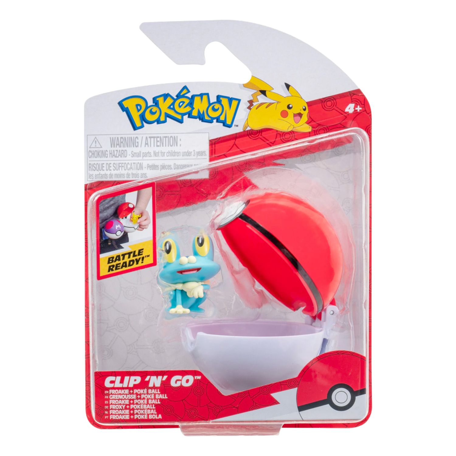 Clip 'N' Go Froakie + Poke Ball (IT)
