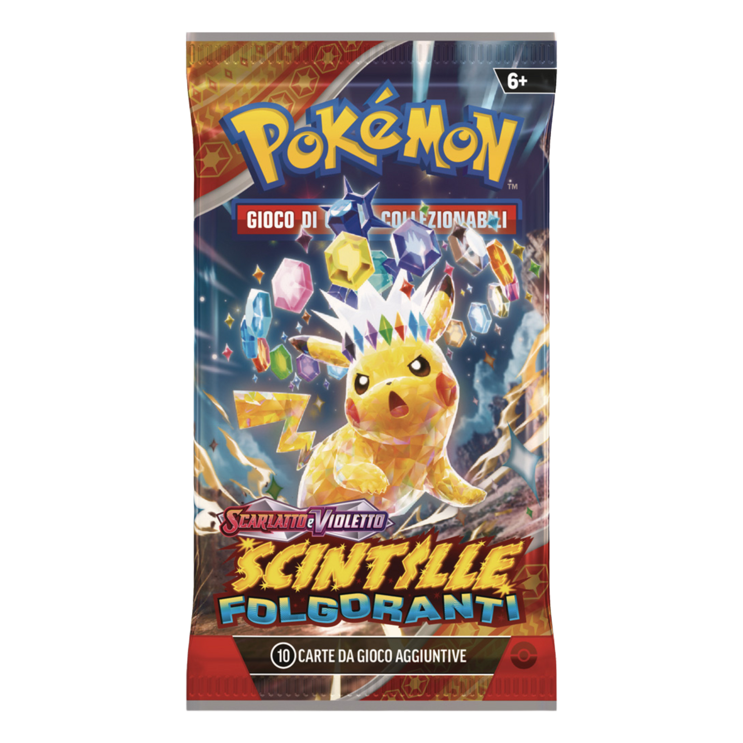 Scarlatto e Violetto Scintille Folgoranti SSP Busta 10 Carte (IT)