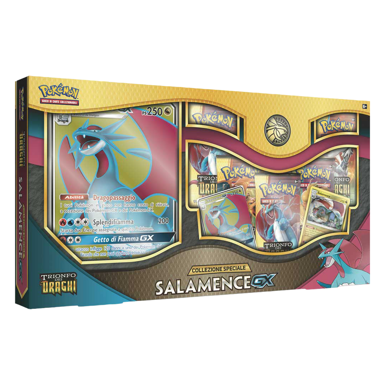 Sole e Luna Trionfo dei Draghi DRM Collezione Speciale Salamence GX (IT)