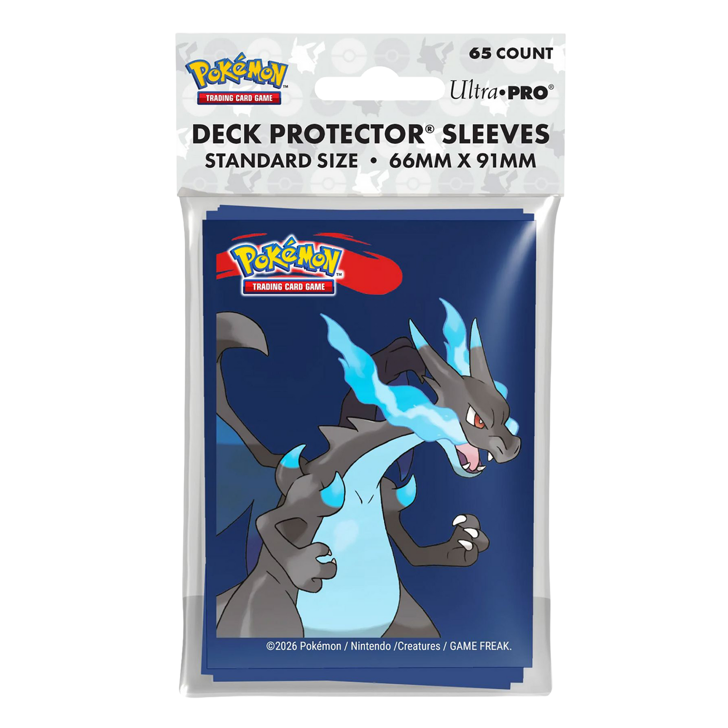 65 Proteggi Carte Standard Mega Charizard X (EN)