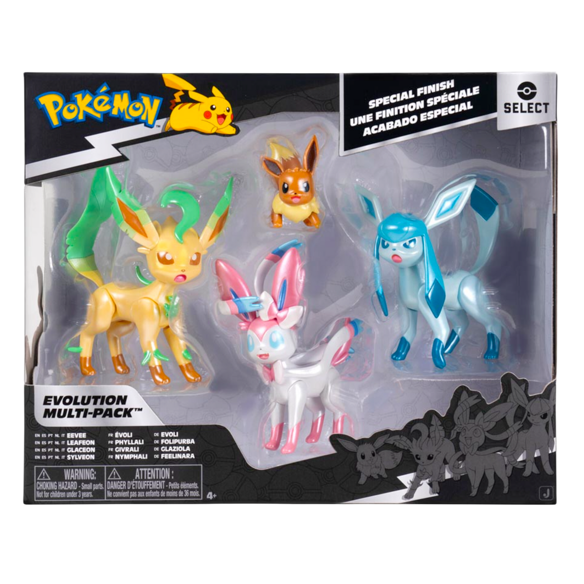 Evolution Multi Pack Eevee, Leafeon, Sylveon e Glaceon (IT)