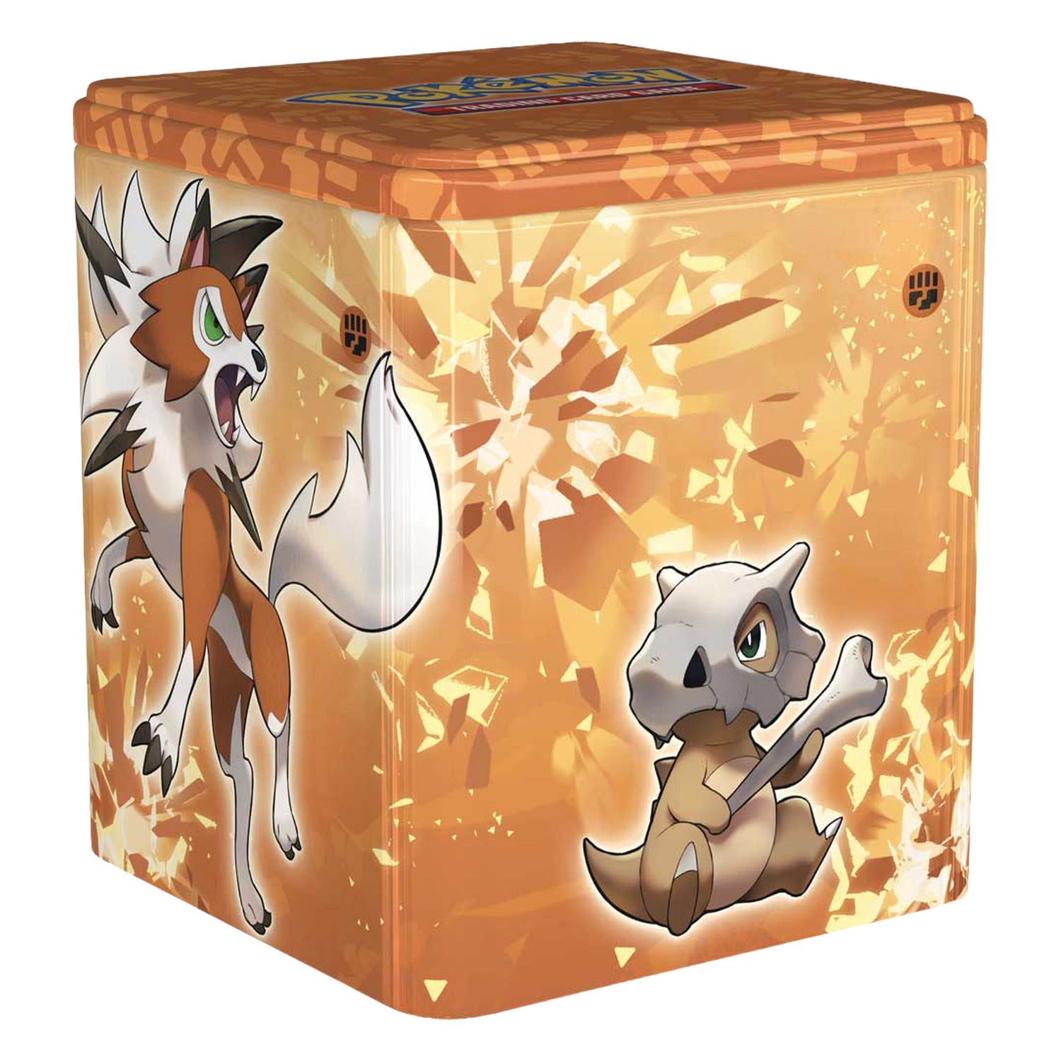 Stacking Tin da Collezione Tipo Lotta (Mienfoo, Sirfetch'D, Cubone, Lycanroc Forma Crepuscolo) (IT)