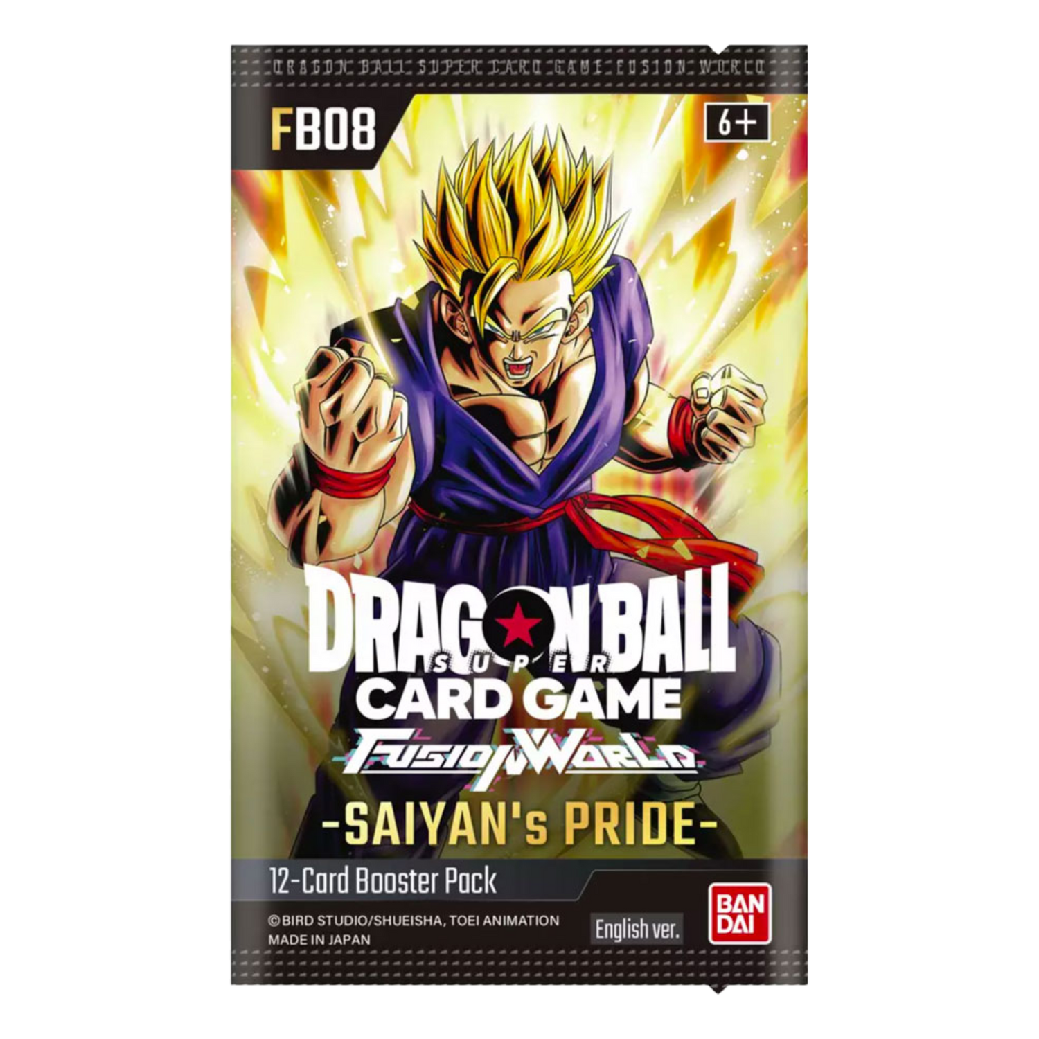 Saiyan's Pride FB08 Busta 12 Carte (EN)