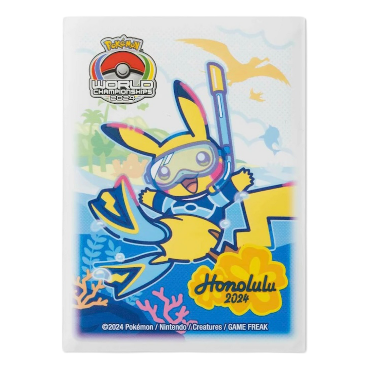 World Championships Honolulu 2024 65 Proteggi Carte Standard Pikachu (EN)