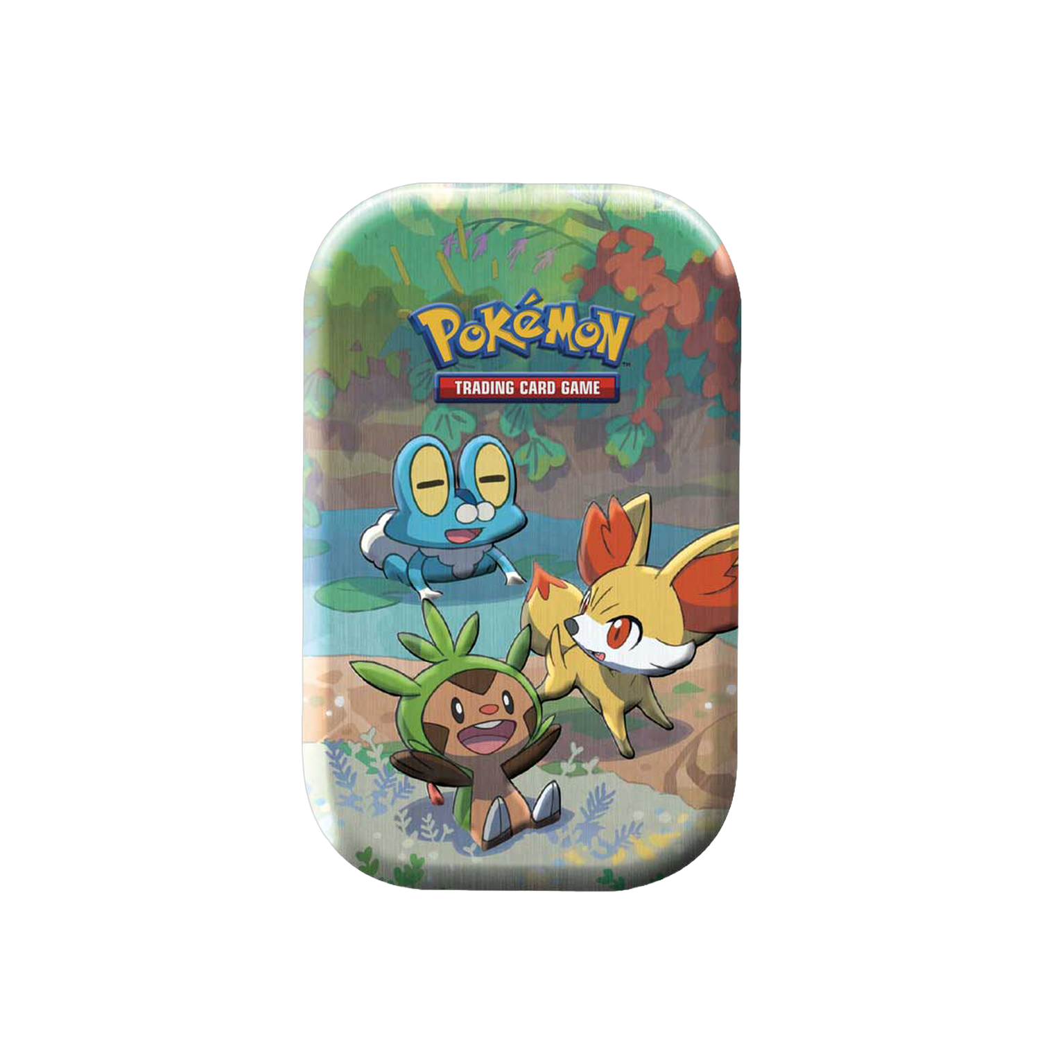 Spada e Scudo Gran Festa CEL Mini Tin da Collezione Kalos Starter: Chespin, Fennekin e Froakie (IT)