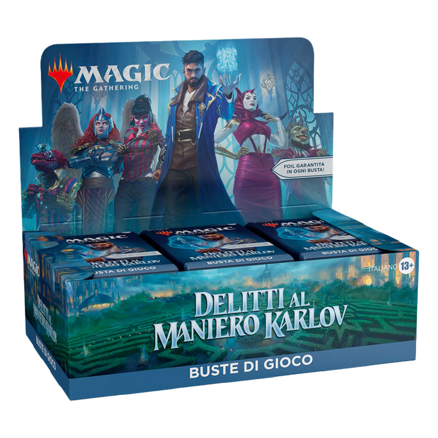 Delitti al Maniero Karlov Buste Di Gioco Display 36 Buste (IT)