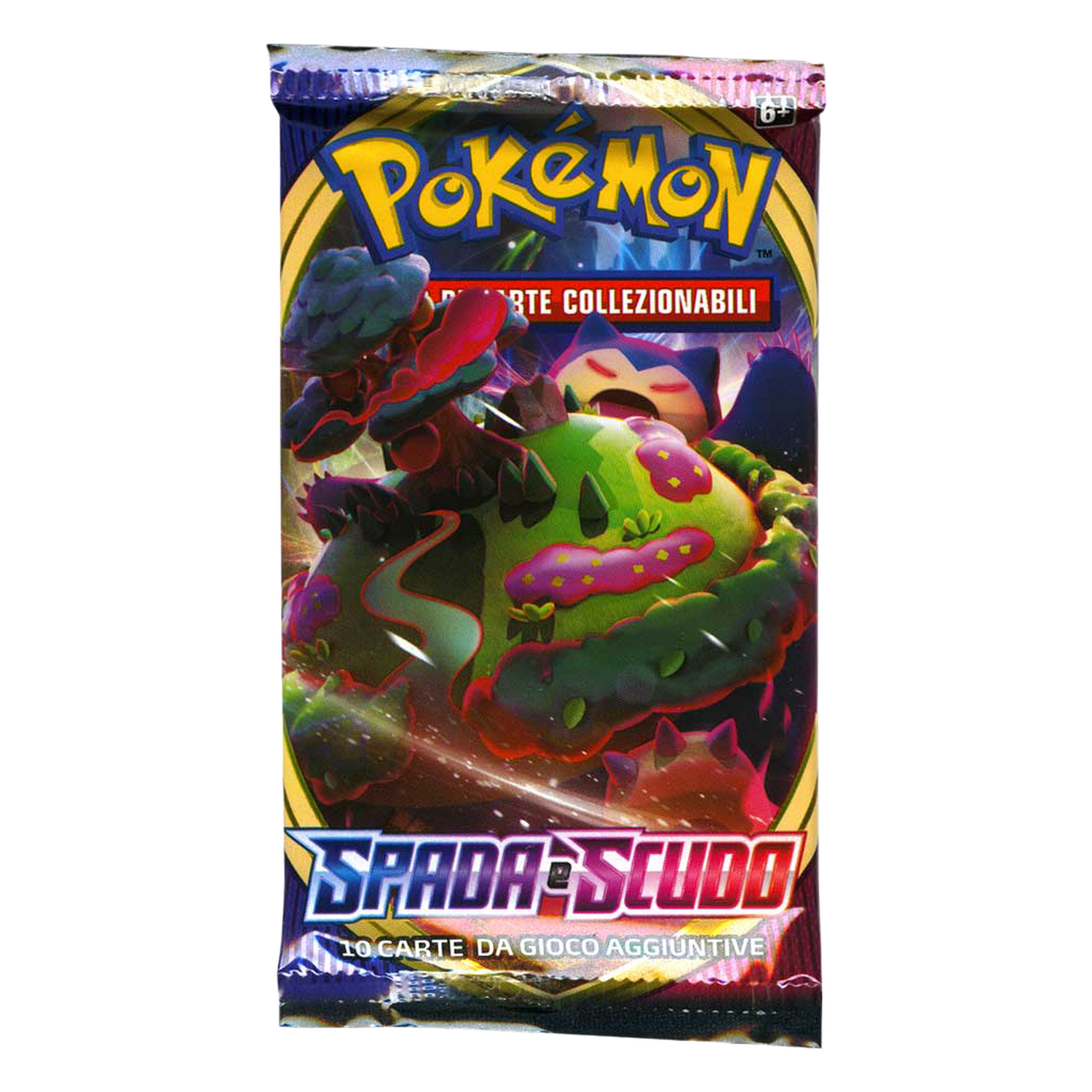 Spada e Scudo SSH Artwork Snorlax VMAX Busta 10 Carte (IT)