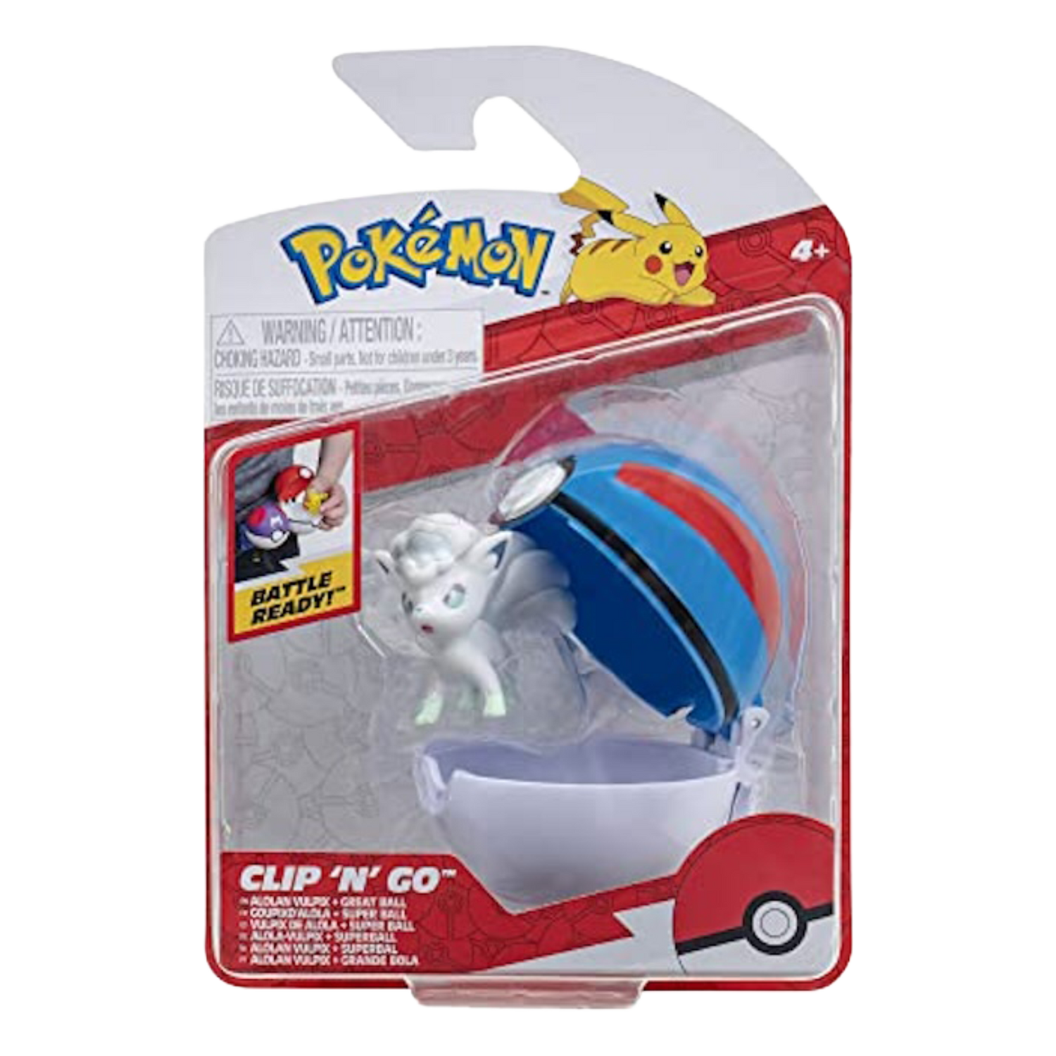 Clip 'N' Go Vulpix di Alola + Mega Ball (IT)